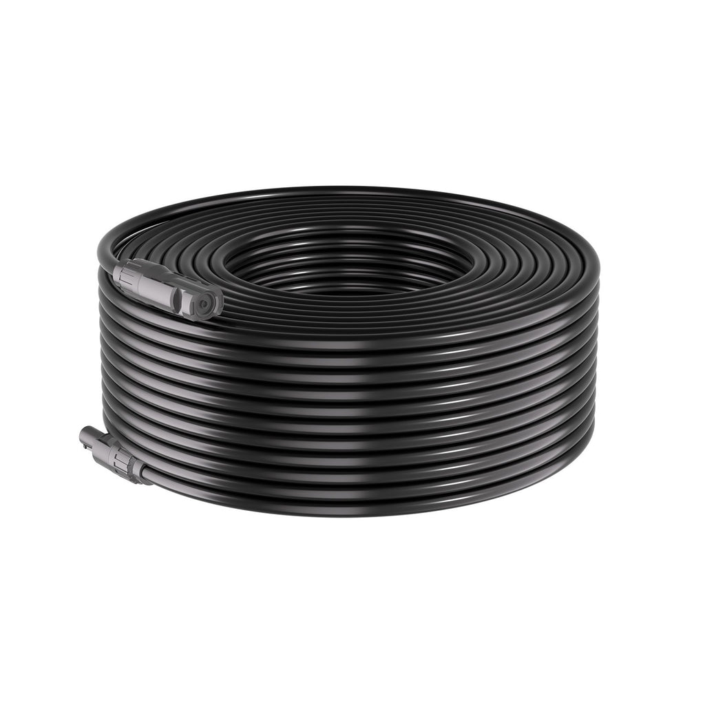 Saulės kolektorių ilginamasis kabelis VEVOR MC4-10AWG-Red/Black-L=19.9M, 10 AWG (6 mm²)