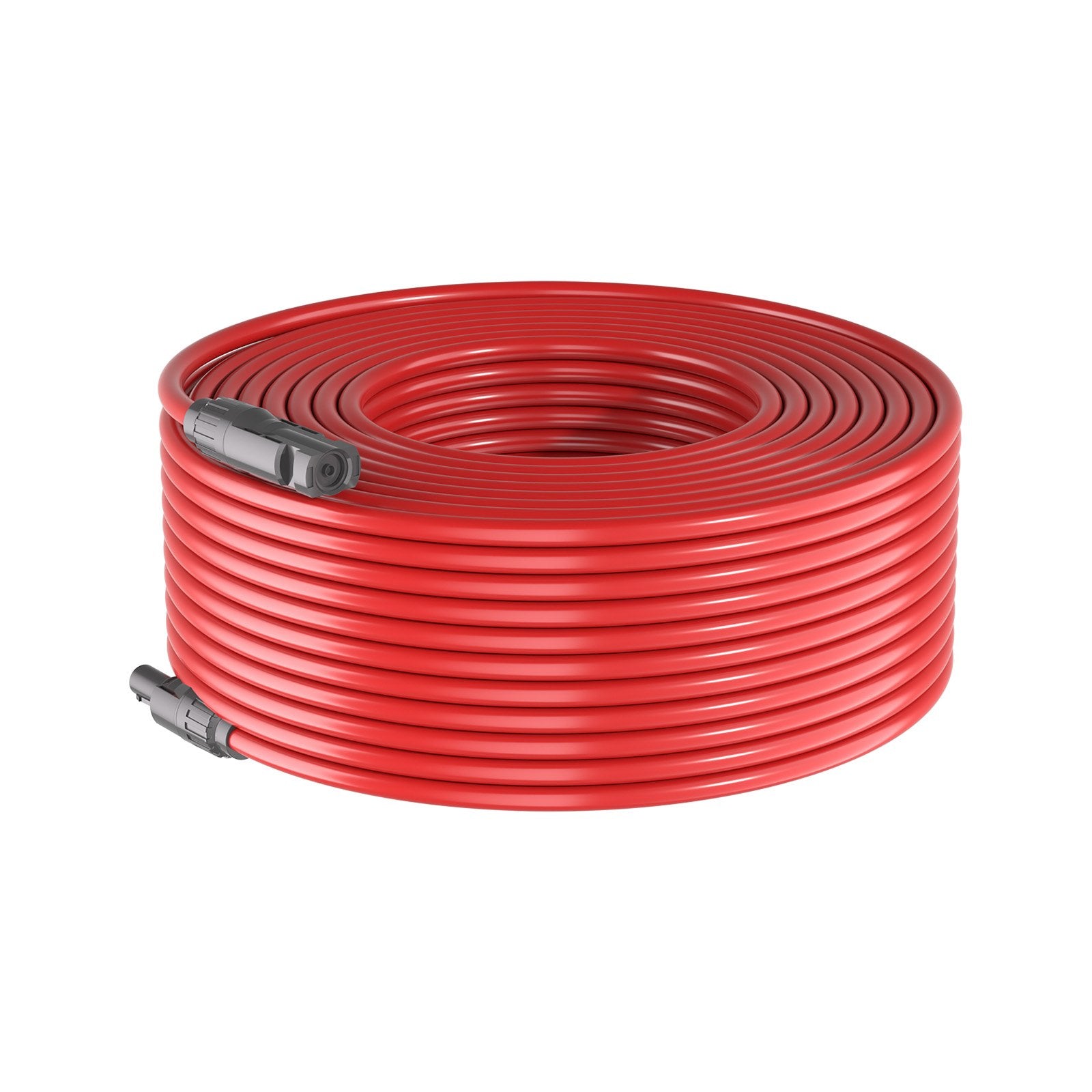 Saulės kolektorių ilginamasis kabelis VEVOR MC4-10AWG-Red/Black-L=19.9M, 10 AWG (6 mm²)