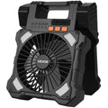 Įkraunamas saulės energijos ventiliatorius VEVOR F904, 20000 mAh