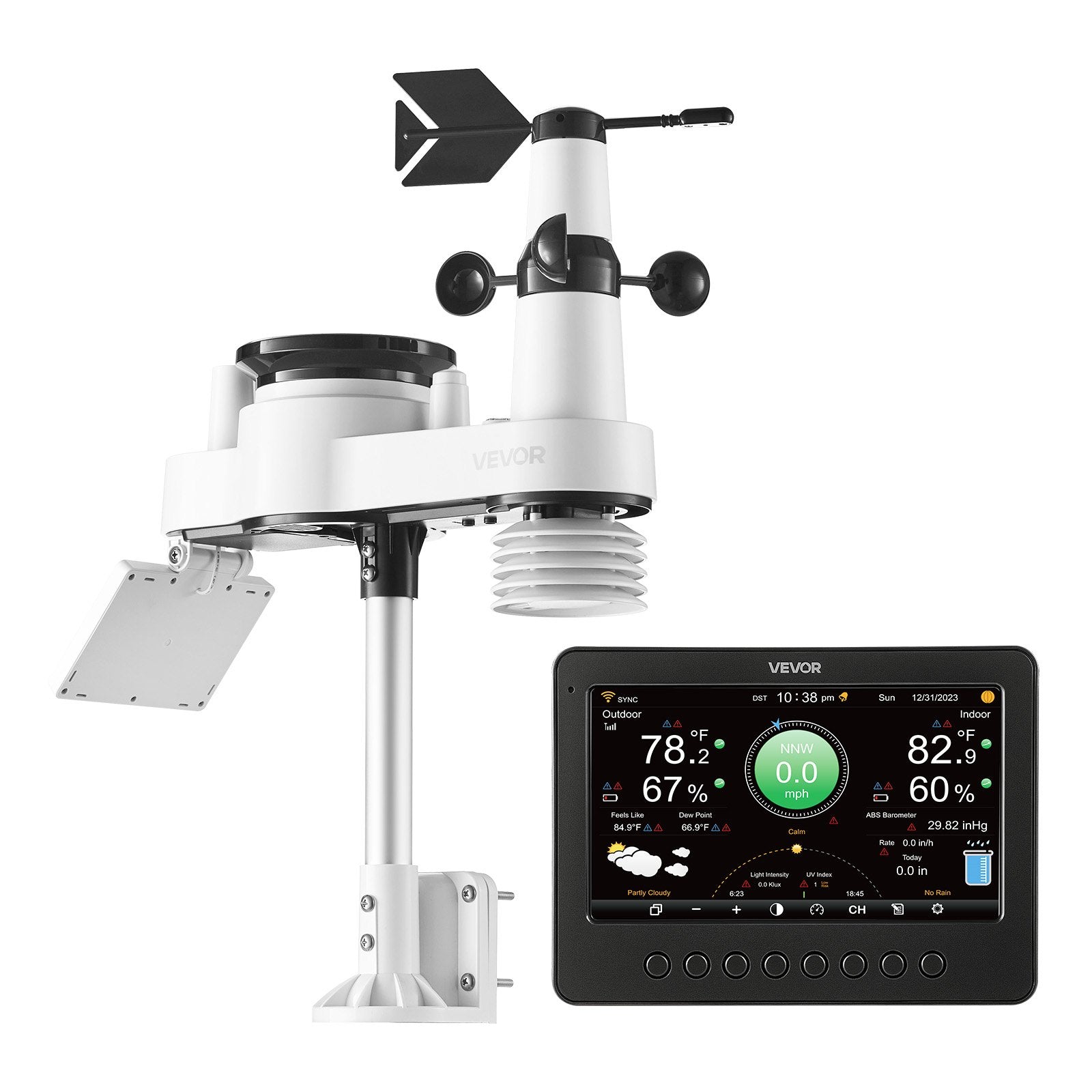 Išmanioji orų stotelė VEVOR YT60311, 7-in-1 jutiklis