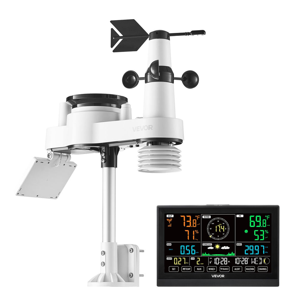 Belaidė meteorologinė stotelė VEVOR YT60309, 7,5 colių VA ekranas