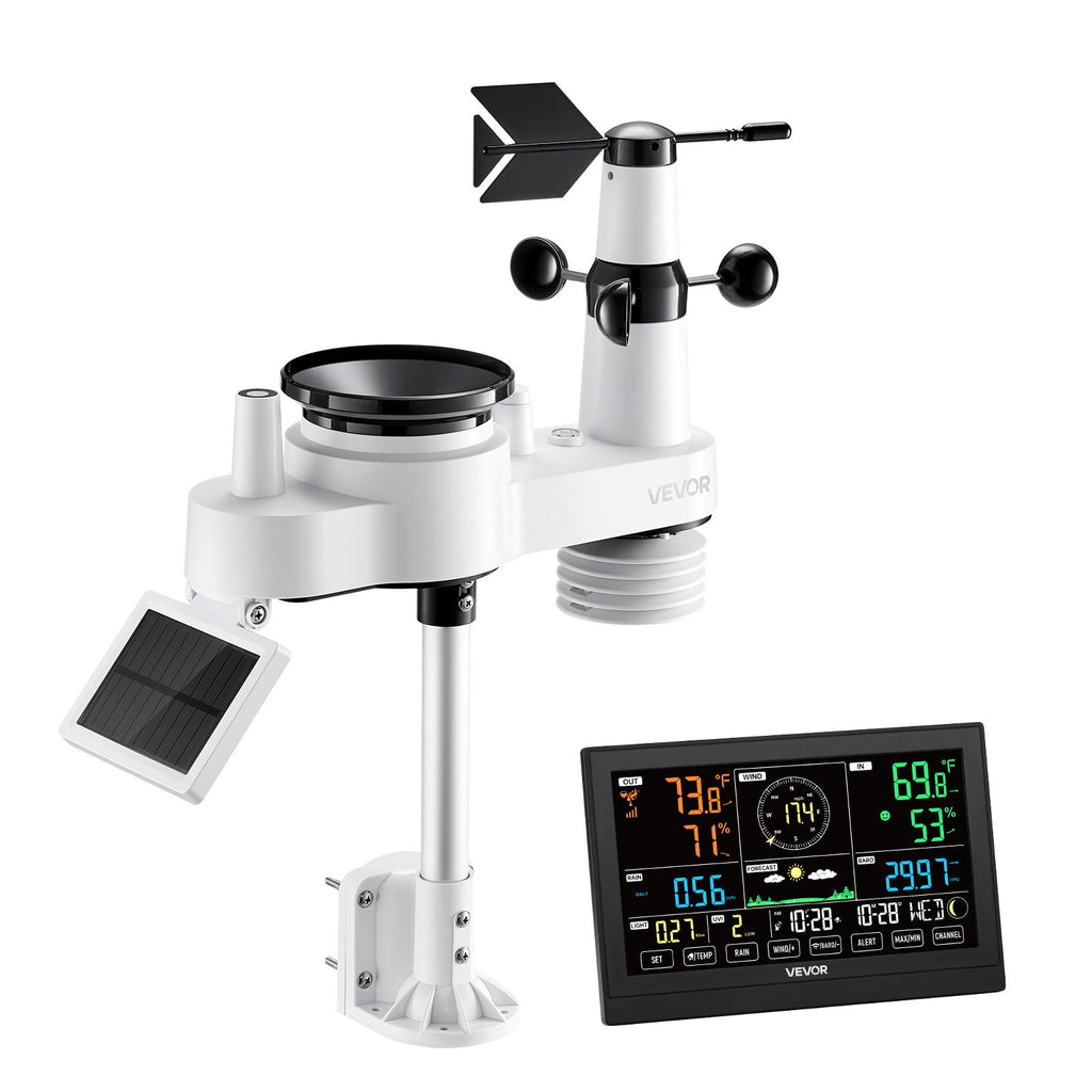Belaidė meteorologinė stotelė VEVOR YT60309, 7,5 colių VA ekranas