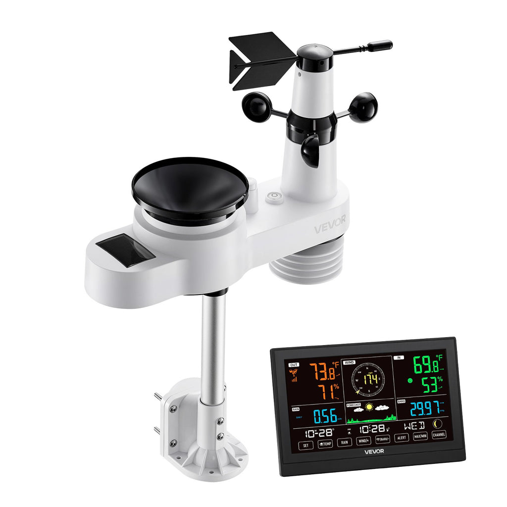 Belaidė meteorologinė stotelė VEVOR YT60310, 5-in-1 jutiklis