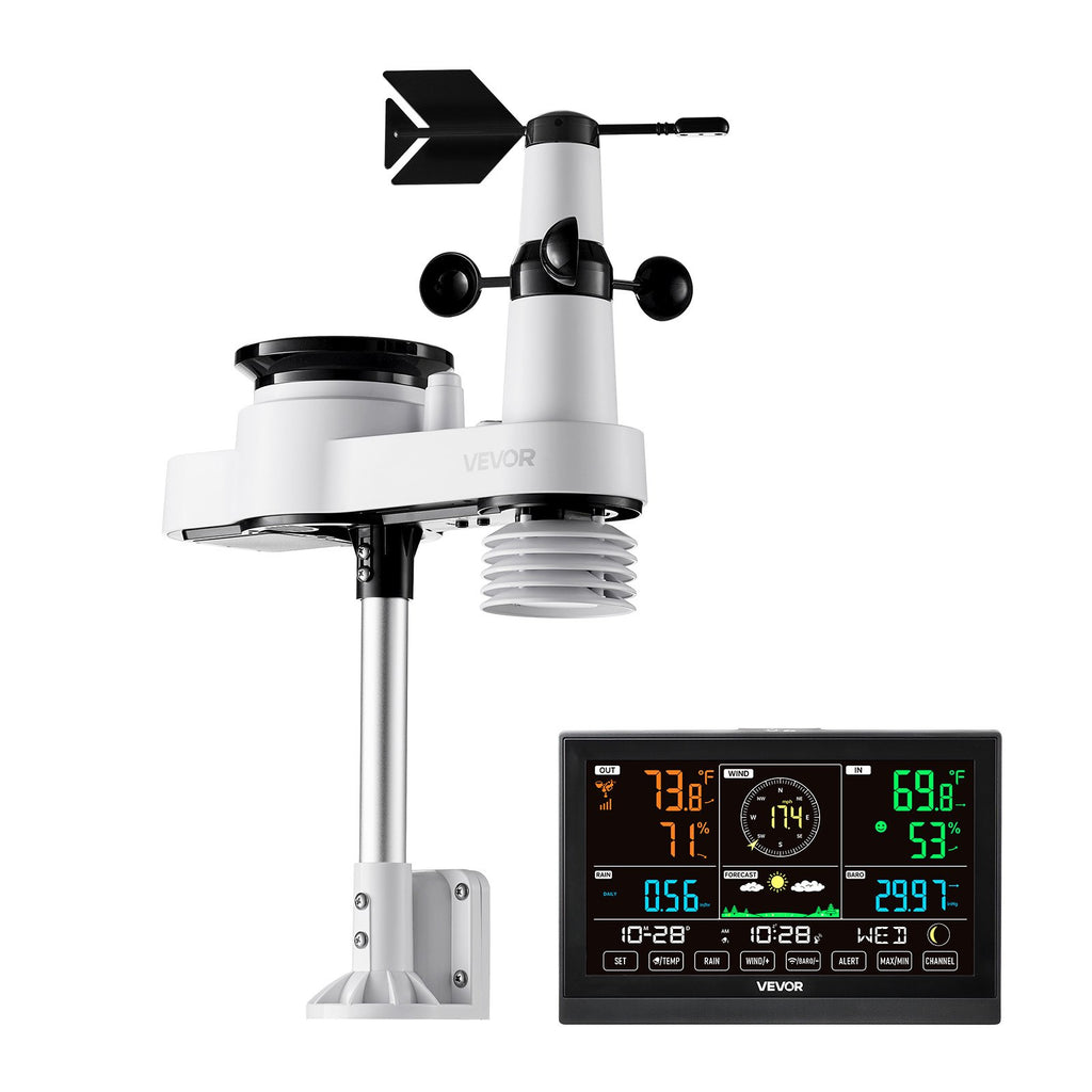 Belaidė meteorologinė stotelė VEVOR YT60310, 5-in-1 jutiklis