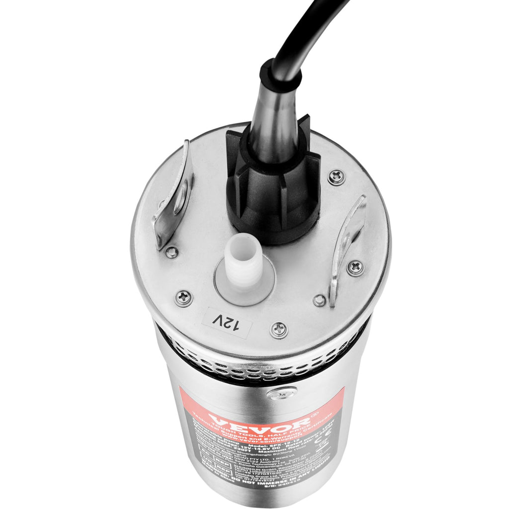 Saulės energija varomas vandens siurblys VEVOR SPX-12V, 120W