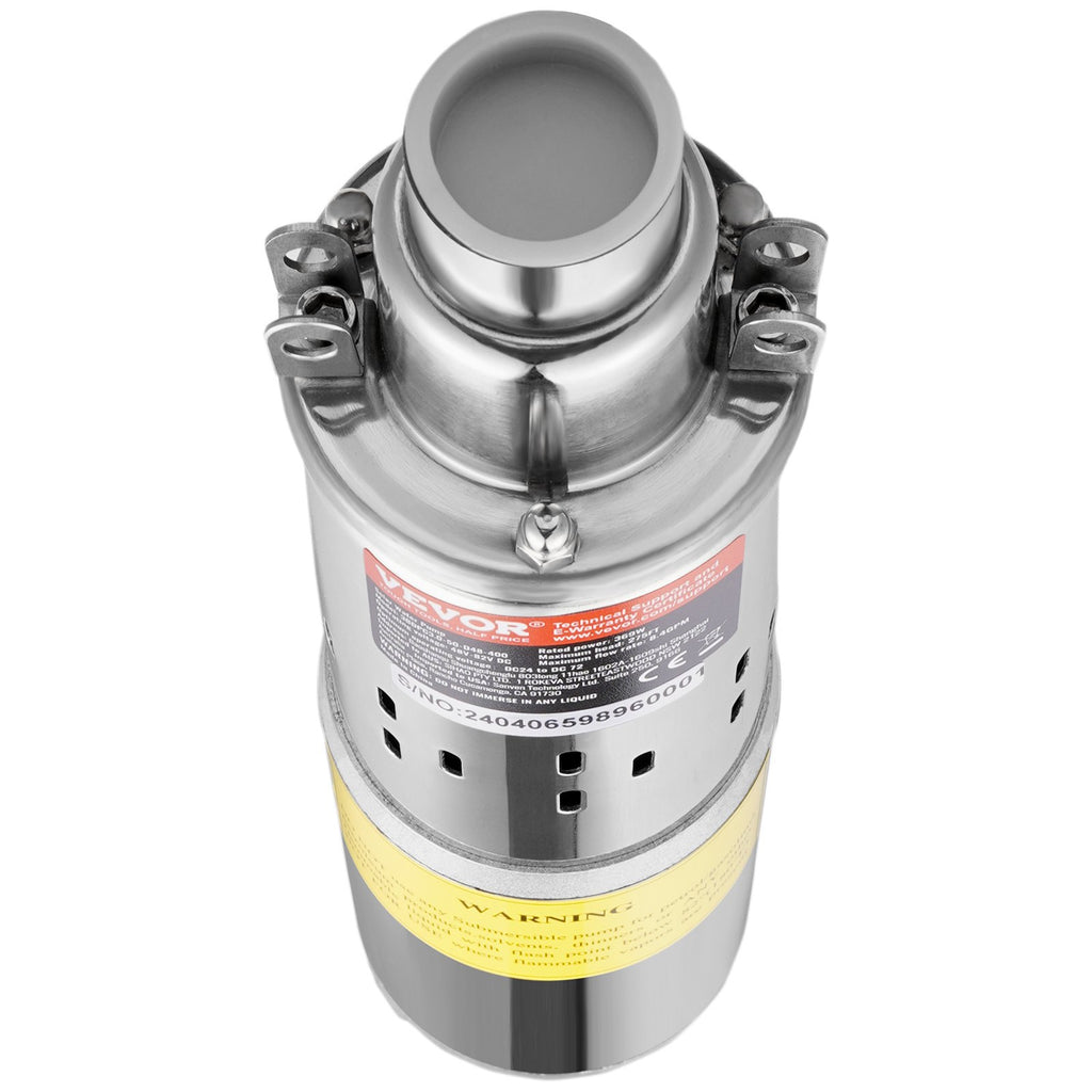 Saulės energija varomas vandens siurblys VEVOR 3BDPC3.0-50-D48-400, 369 W