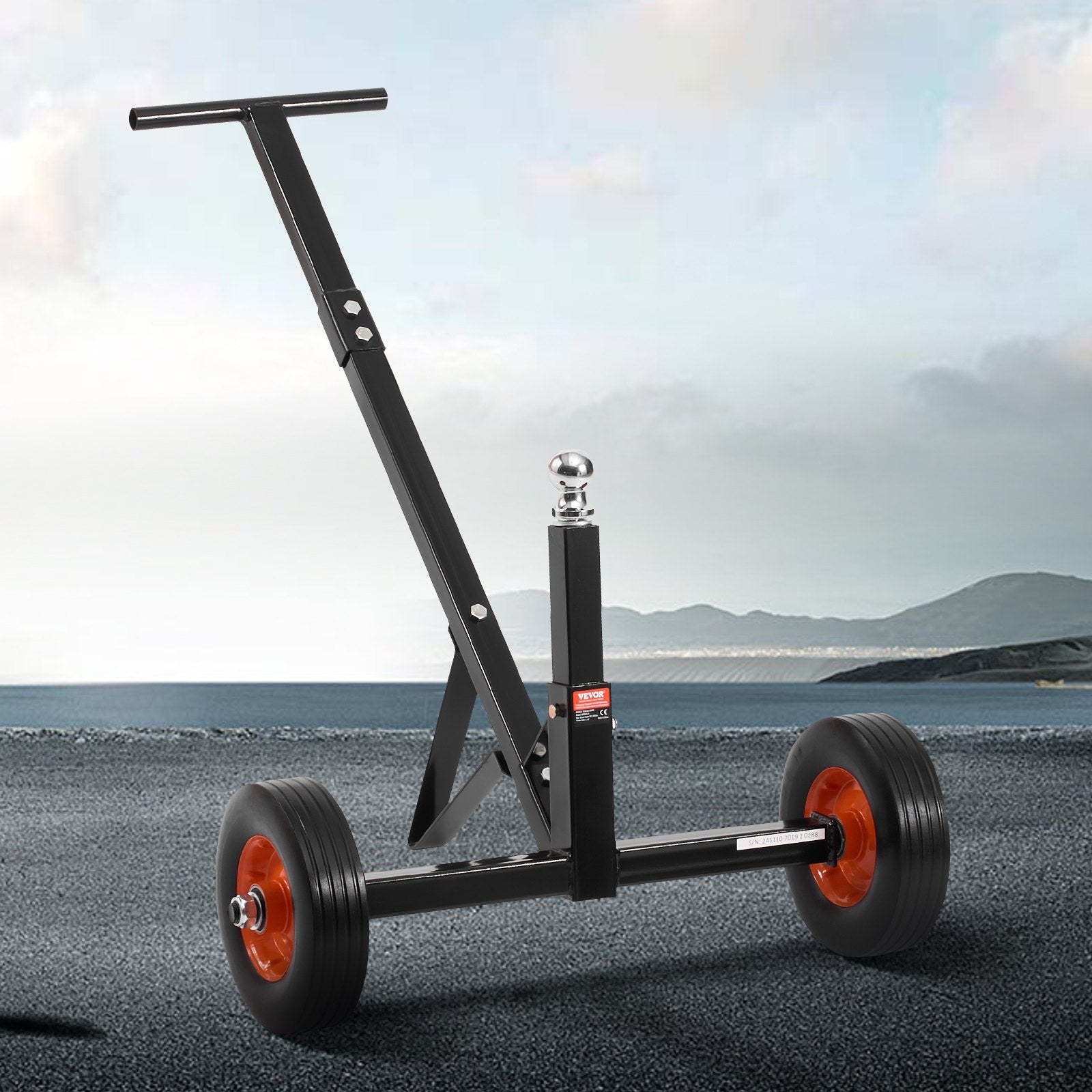 Priekabos perstūmimo vežimėlis VEVOR QYC600-B, 272 kg keliamoji galia