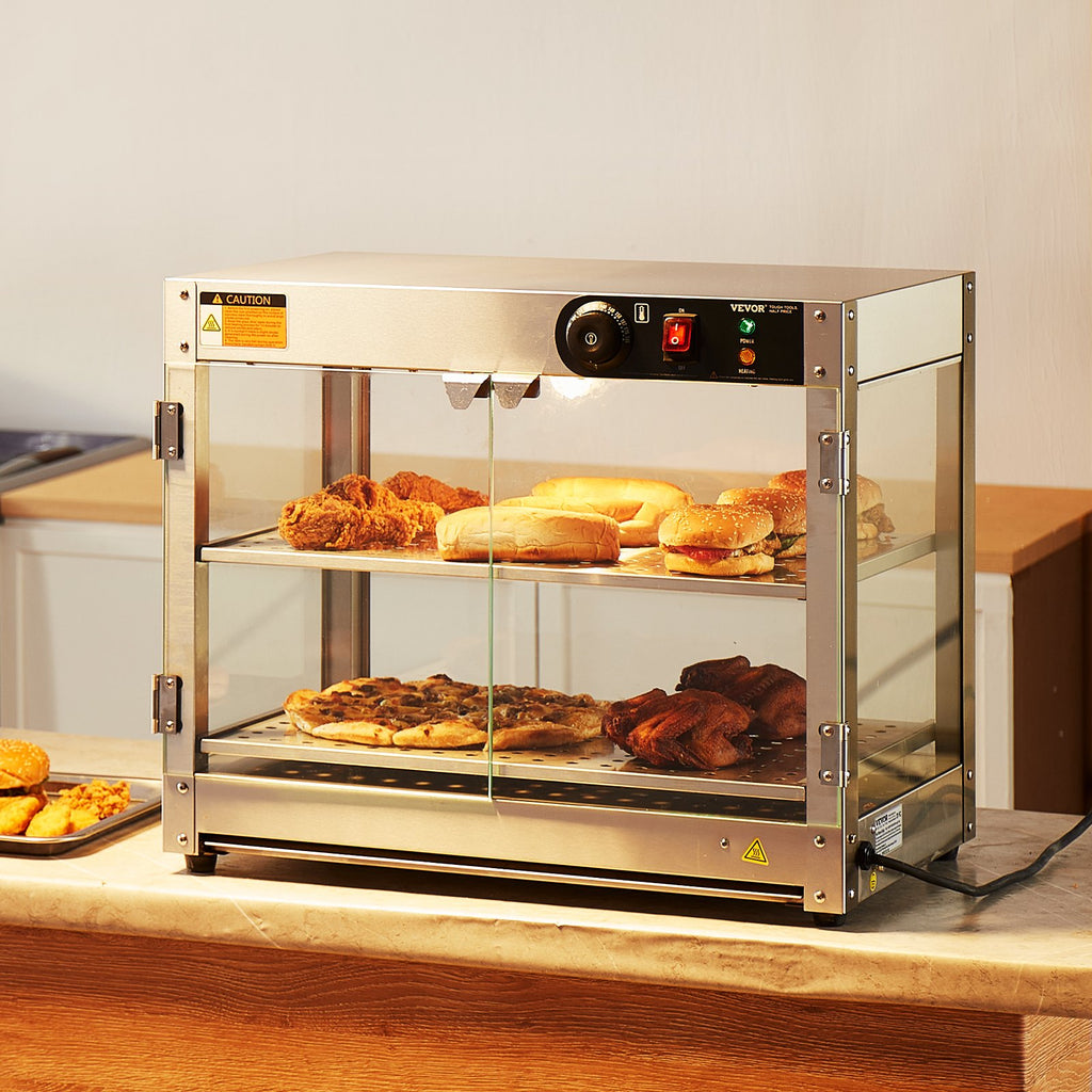 Maisto šildymo vitrina VEVOR NB-02, 800W