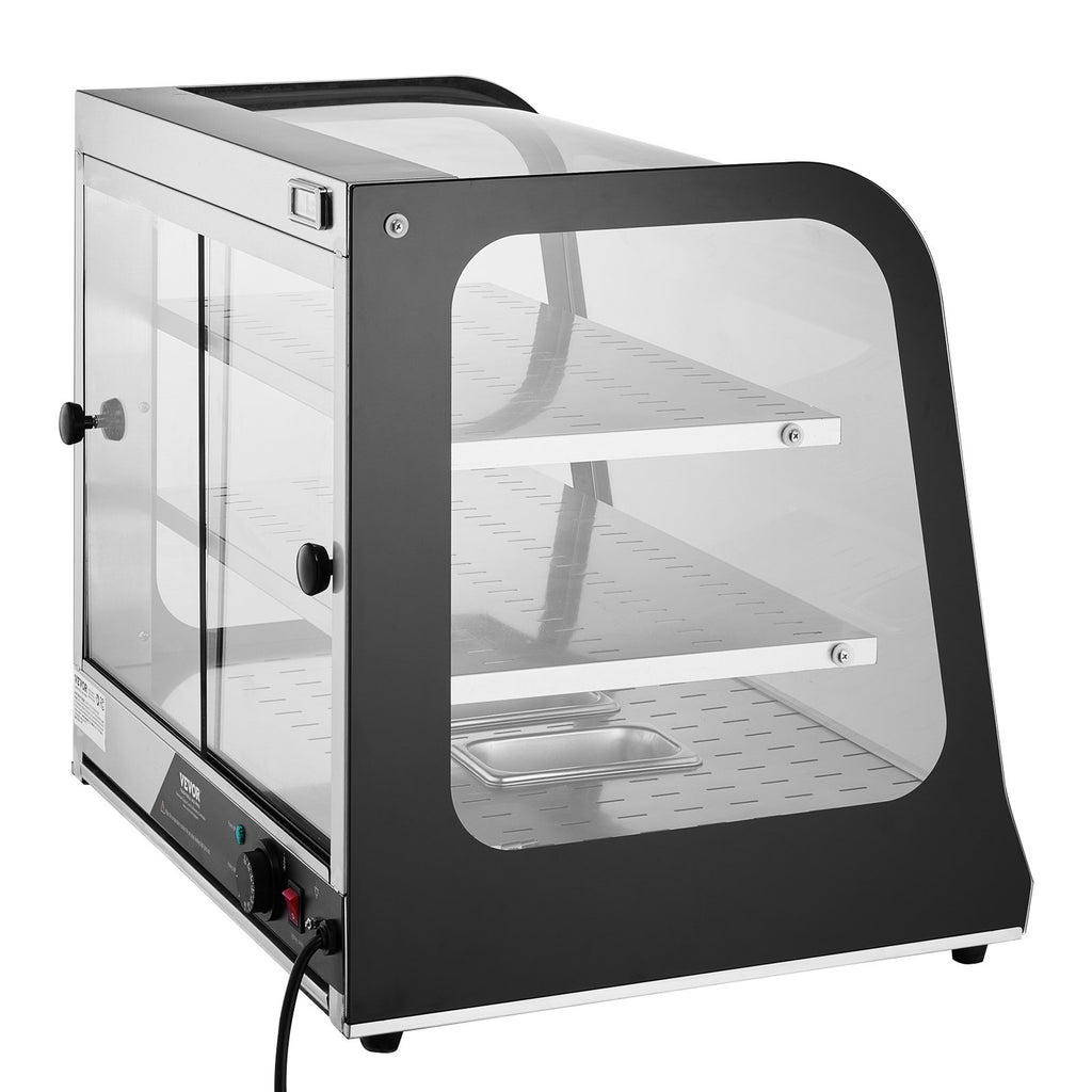 Maisto šildymo vitrina VEVOR SC-F802, 111 l