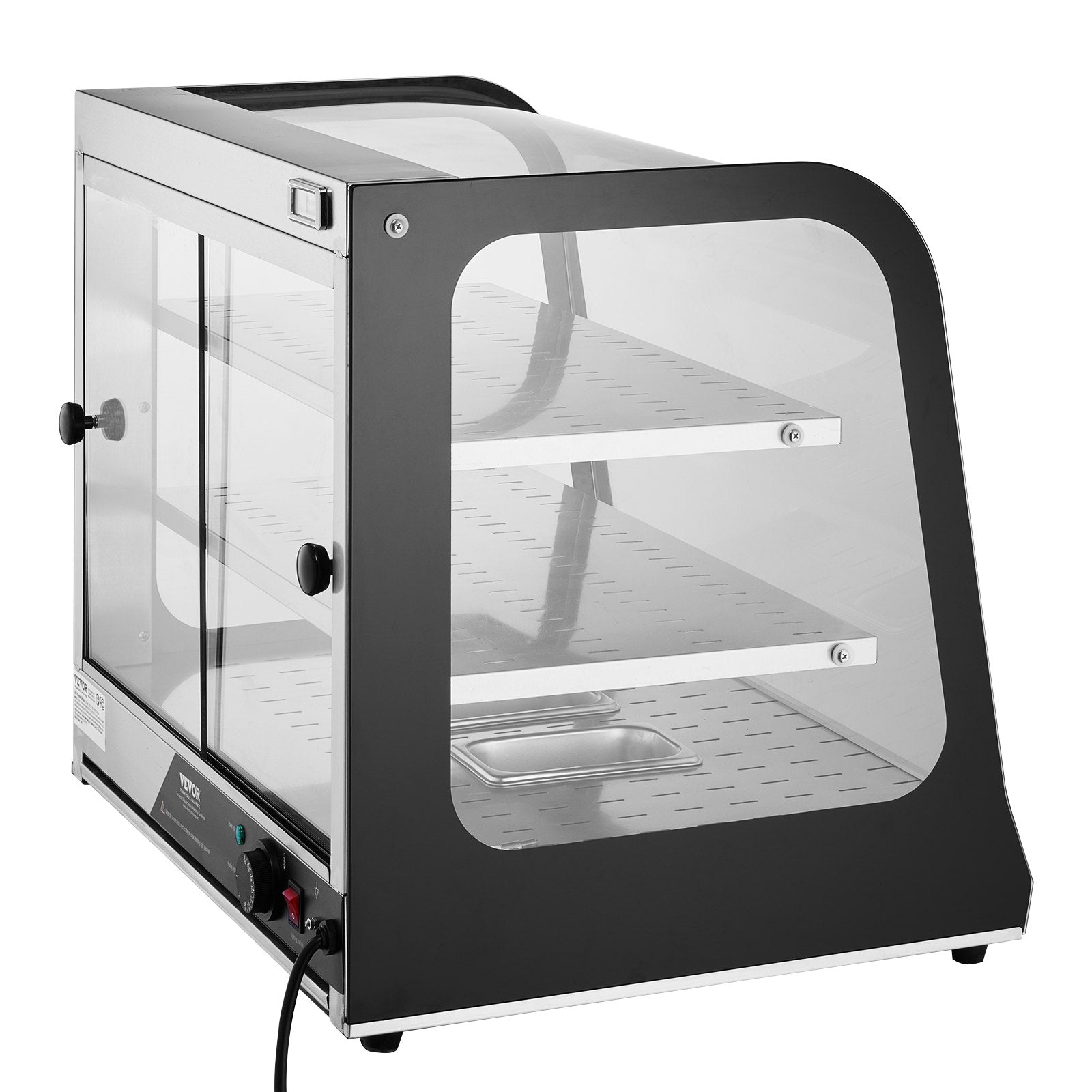 Maisto šildymo vitrina VEVOR SC-F802, 111 l