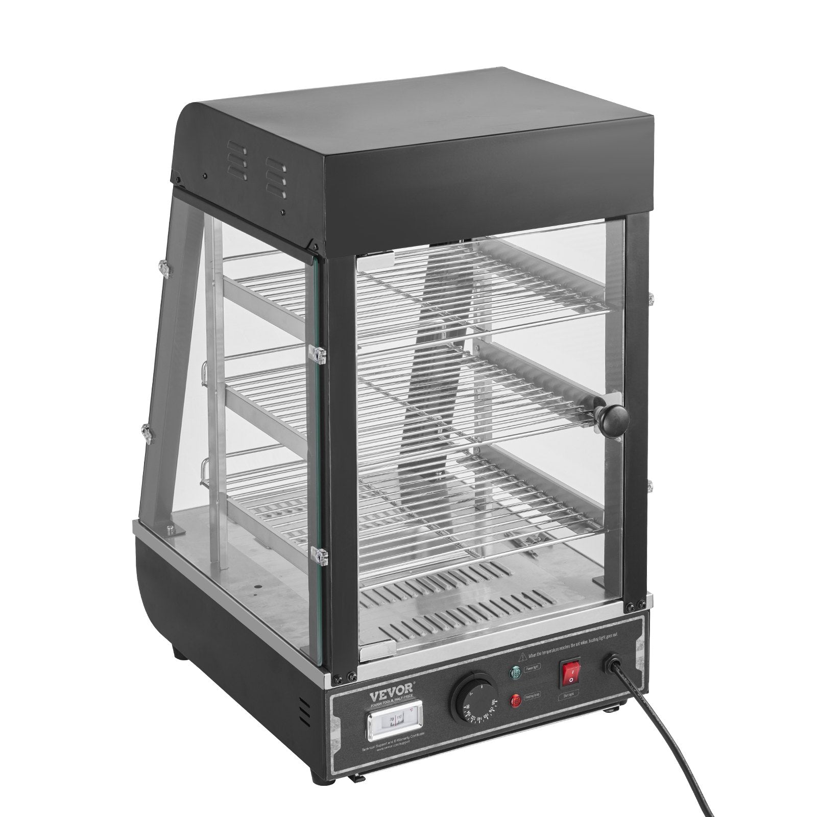 Maisto šildymo vitrina VEVOR SC-CJ-60S, 1000W