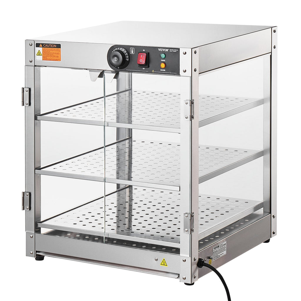 Maisto šildymo vitrina VEVOR NB-03, 90 l