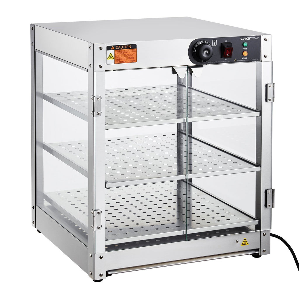 Maisto šildymo vitrina VEVOR NB-03, 90 l