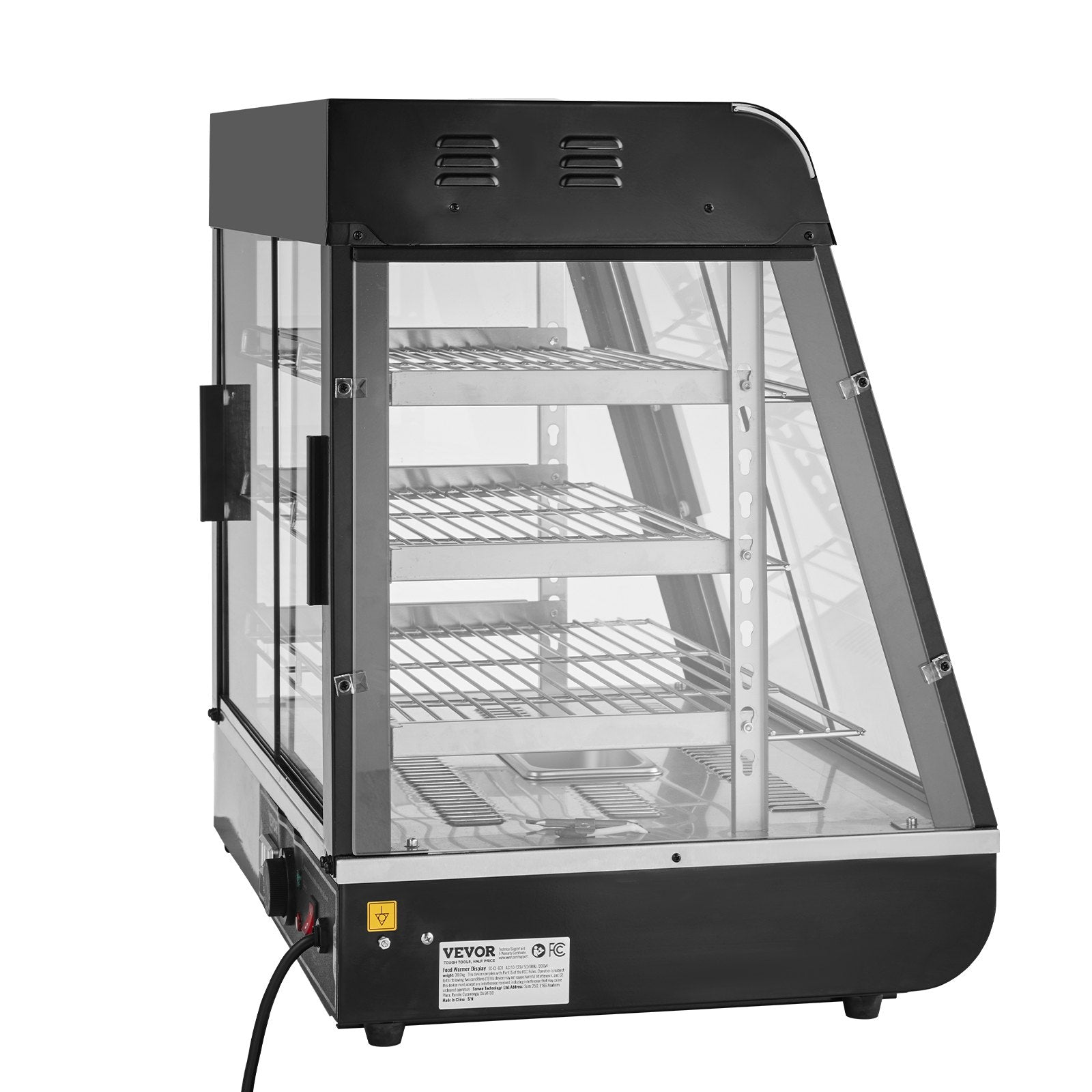 Maisto šildymo vitrina VEVOR SC-CJ-601, 1200W