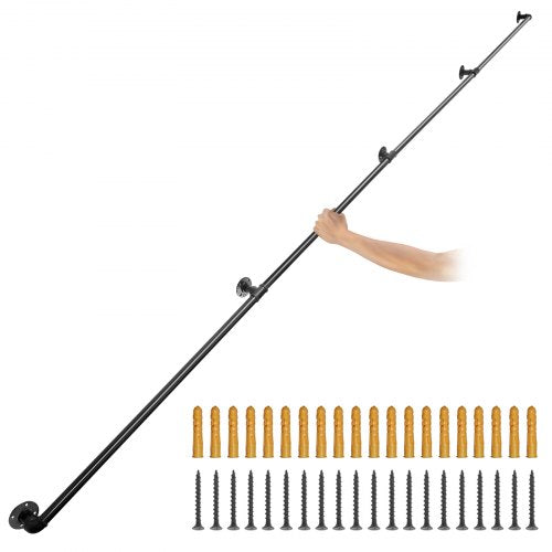 Laiptų turėklas VEVOR VV-GYGFS-HS13YC, 396,2 cm