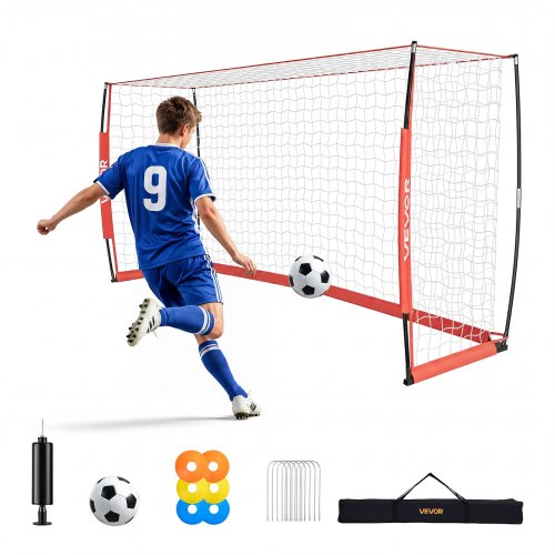 Futbolo vartai VEVOR DKS-86536R, 3,6 x 1,8 m