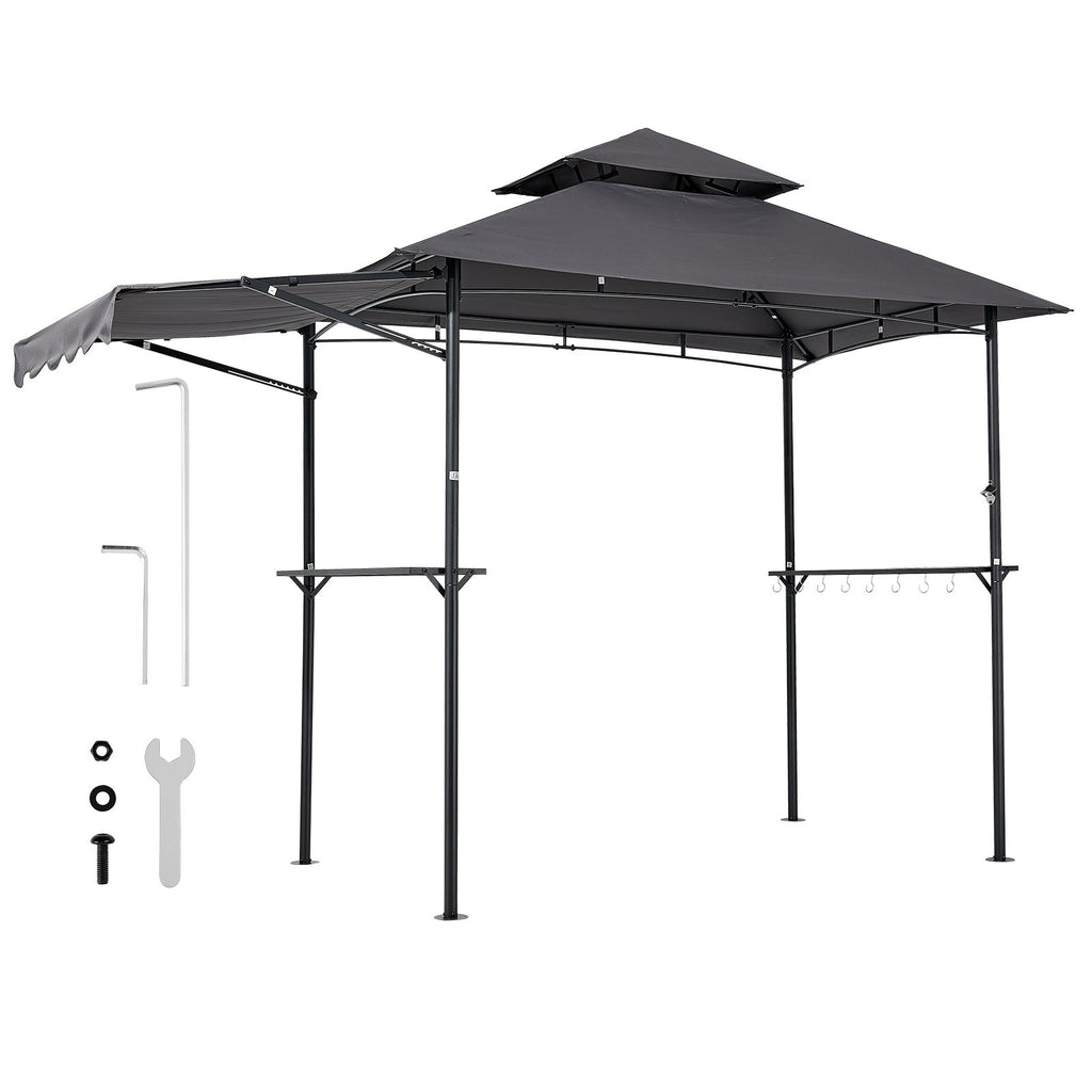Kepsninės pavėsinė VEVOR SL-SW5422-4, 2,43 x 1,5 m