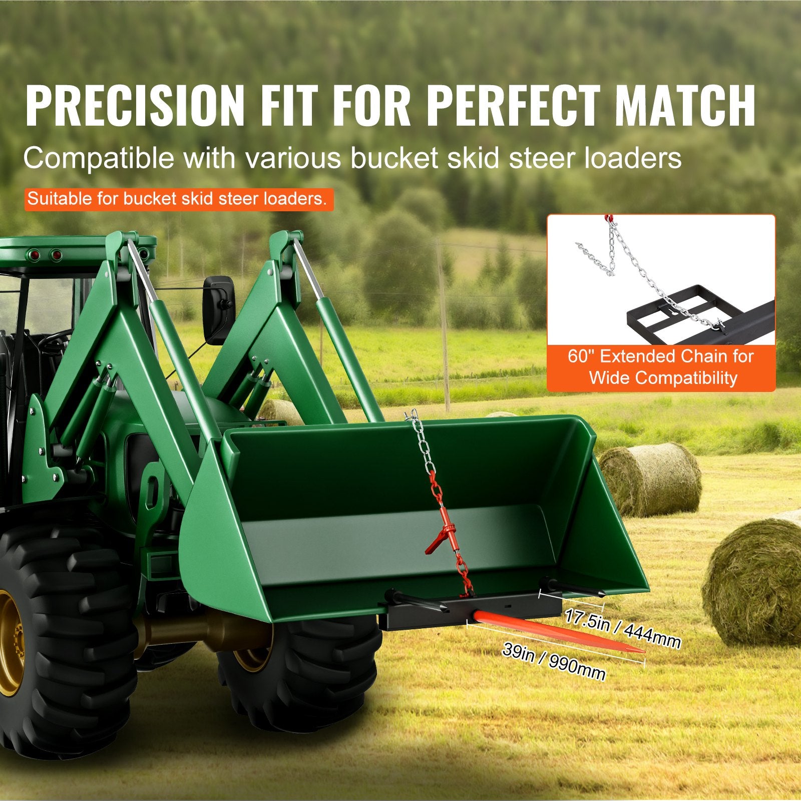Šieno šakės VEVOR WBS-015, 725 kg keliamoji galia