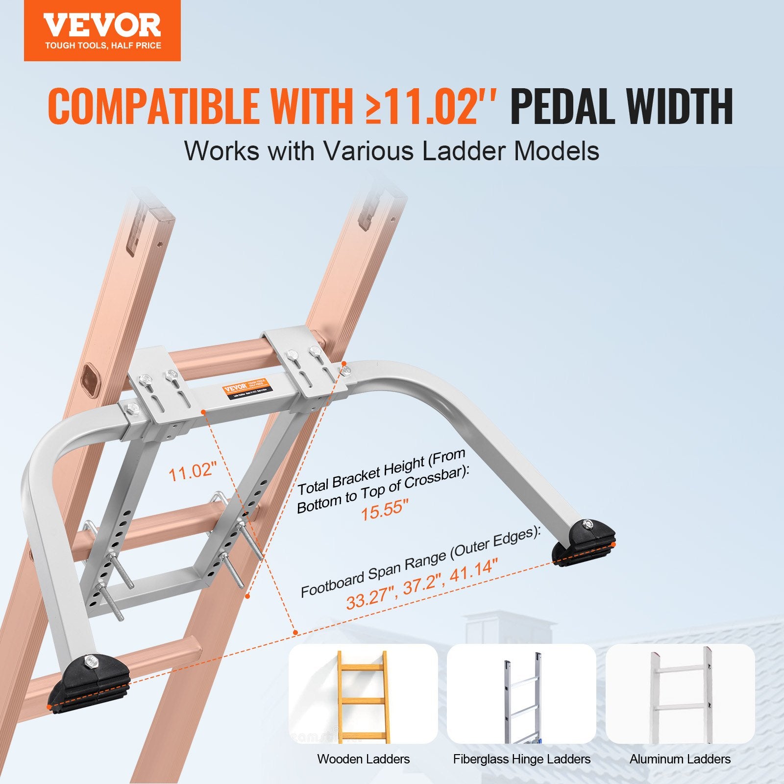 Kopėčių stabilizatorius VEVOR KH-WD02, 150 kg keliamoji galia