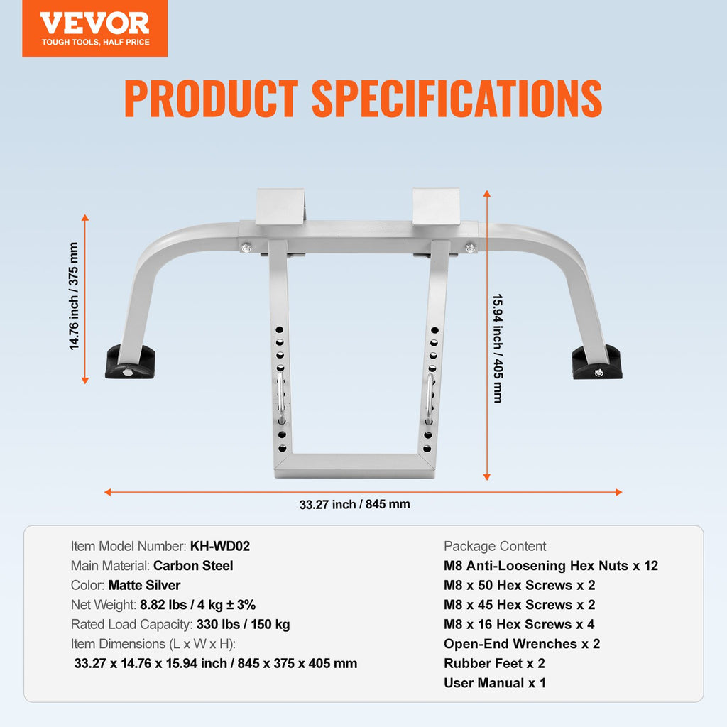 Kopėčių stabilizatorius VEVOR KH-WD02, 150 kg keliamoji galia
