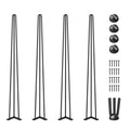 Hairpin tipo stalo kojos VEVOR 101,6 cm (4 vnt.), 100 kg apkrova