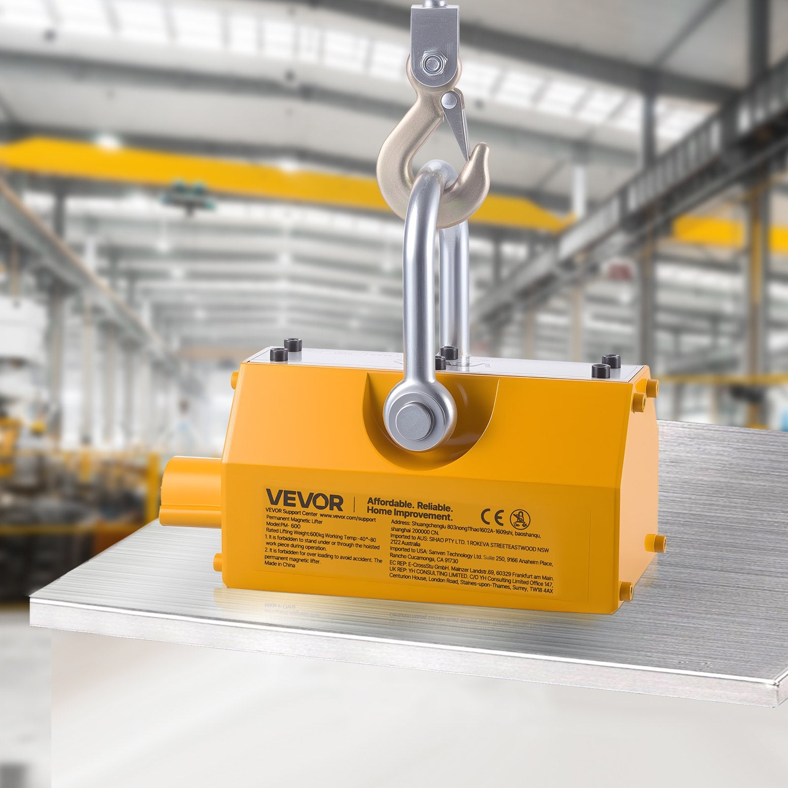 Magnetinis keltuvas VEVOR PM-600, 600 kg