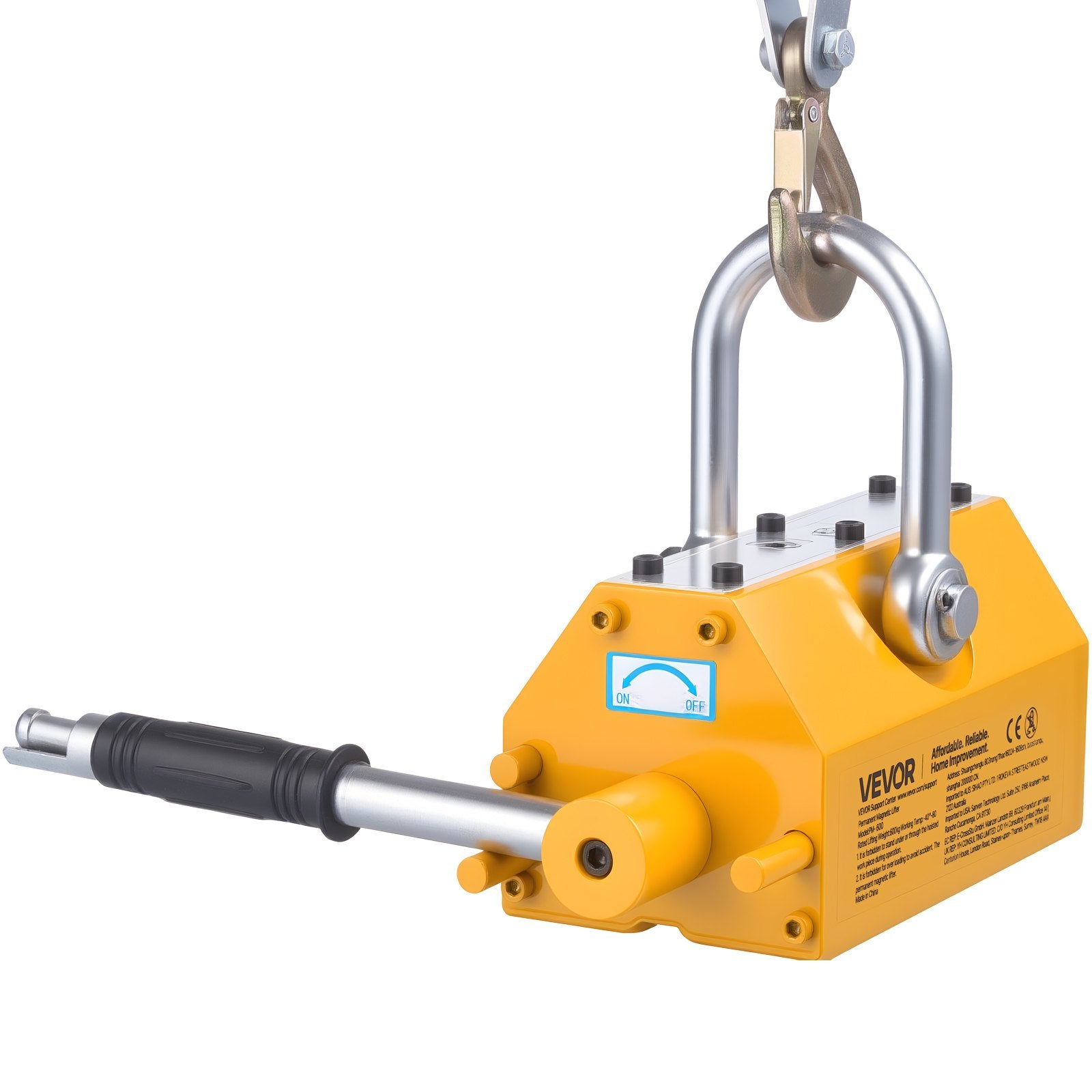 Magnetinis keltuvas VEVOR PM-600, 600 kg