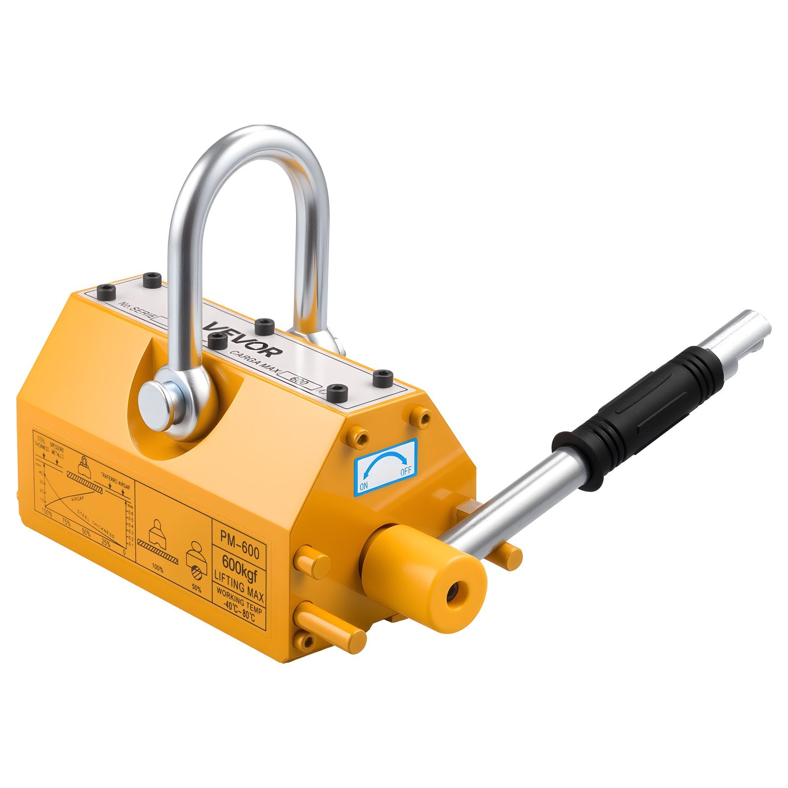 Magnetinis keltuvas VEVOR PM-600, 600 kg