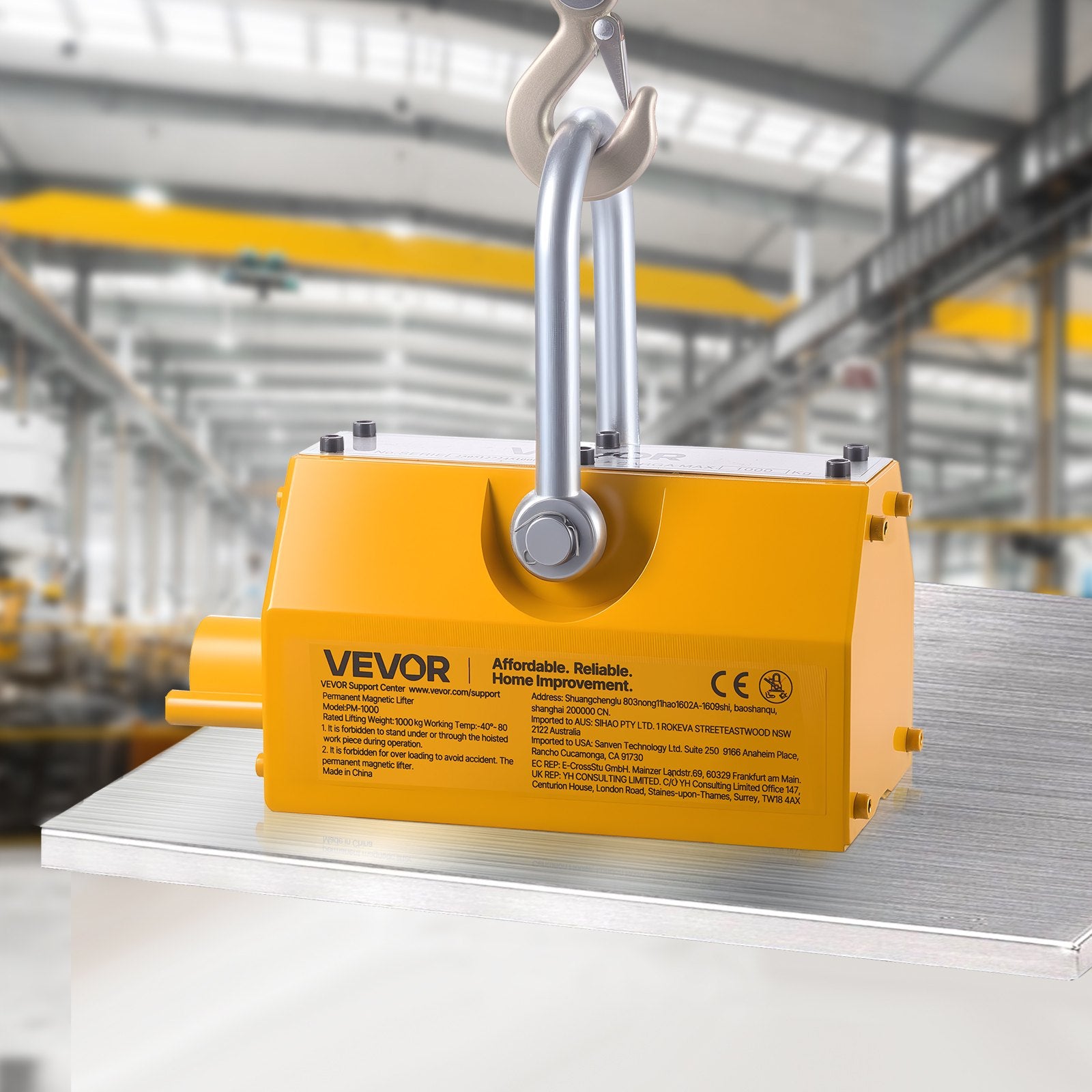 Magnetinis kėliklis VEVOR PM-1000, 1000 kg