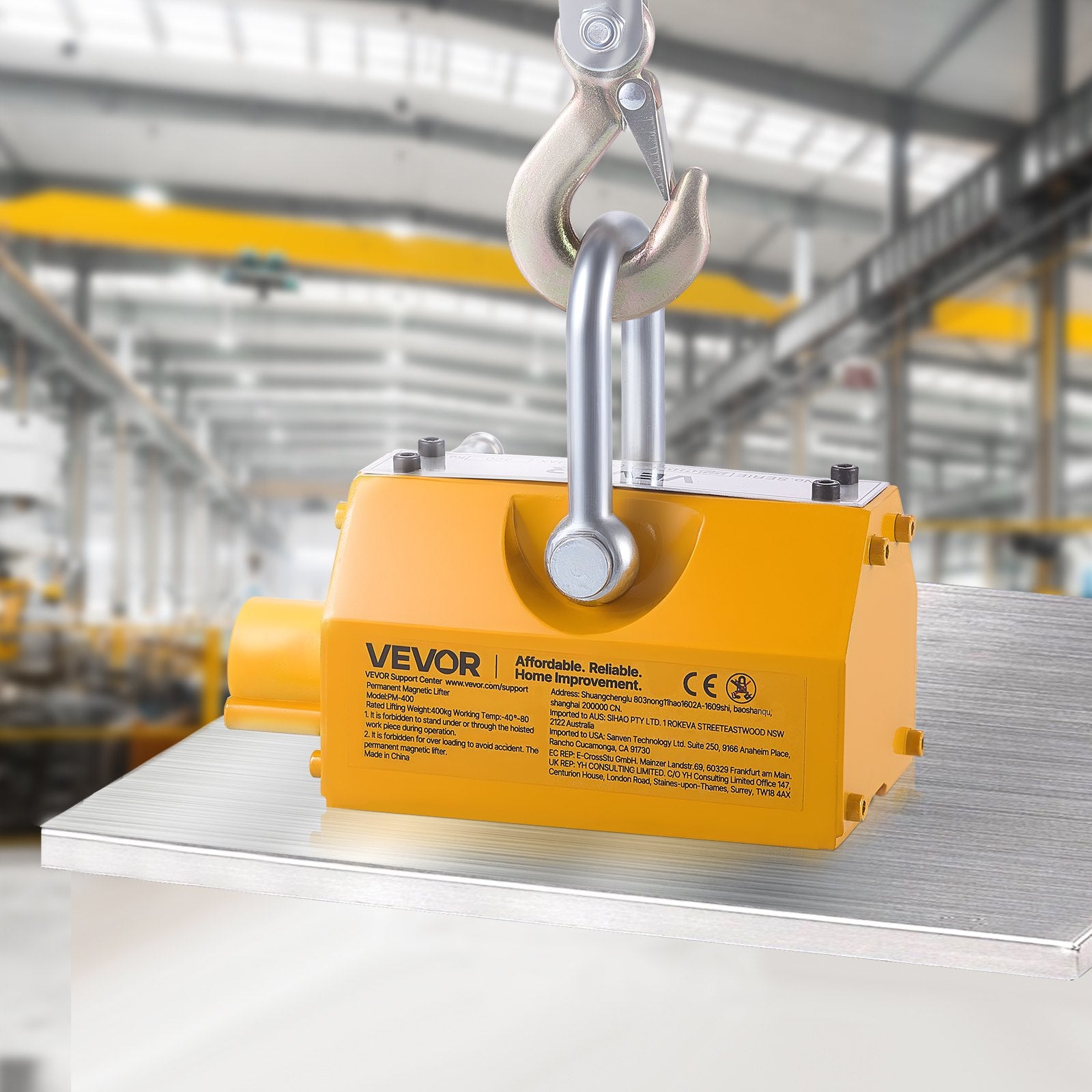 Magnetinis kėliklis VEVOR PM-400, 400 kg