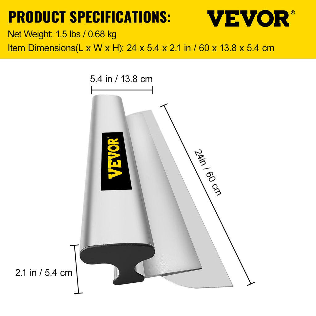 Glaistymo mentelė VEVOR 24 colių, 60 cm ilgio