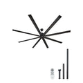 Lubinis ventiliatorius VEVOR FR25052NL-96"MBK, 244 cm