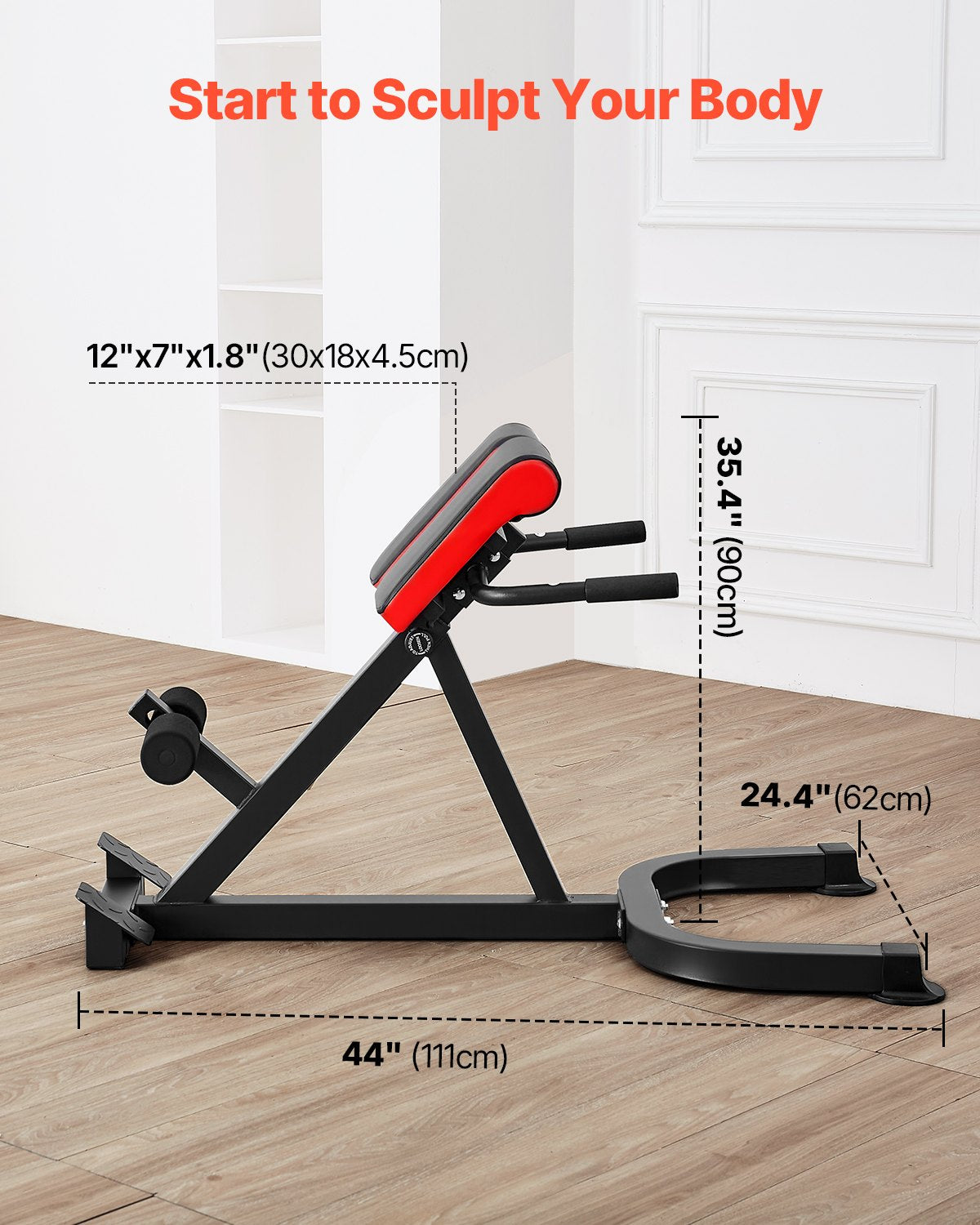 Nugaros tiesimo suolelis VEVOR SJ1015, 136 kg apkrova