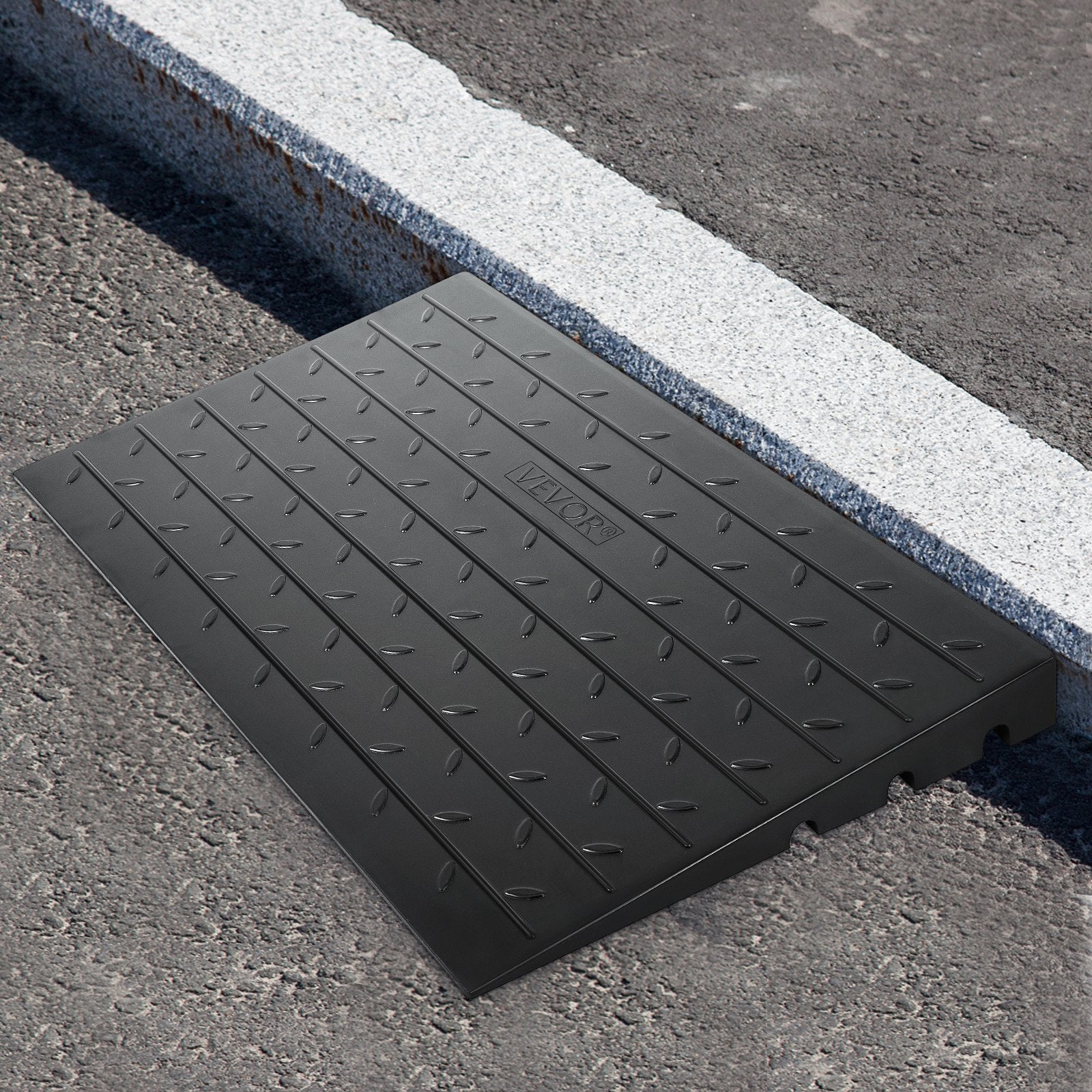Guminė slenksčio rampa VEVOR WFSLYPD-2.5YC XJPD DGXC, 6,5 cm aukščio