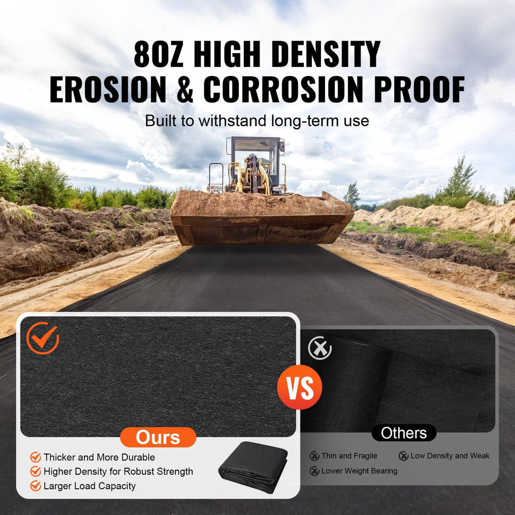 Geotekstilė VEVOR 3.0*30.5-271, 271 g/m²