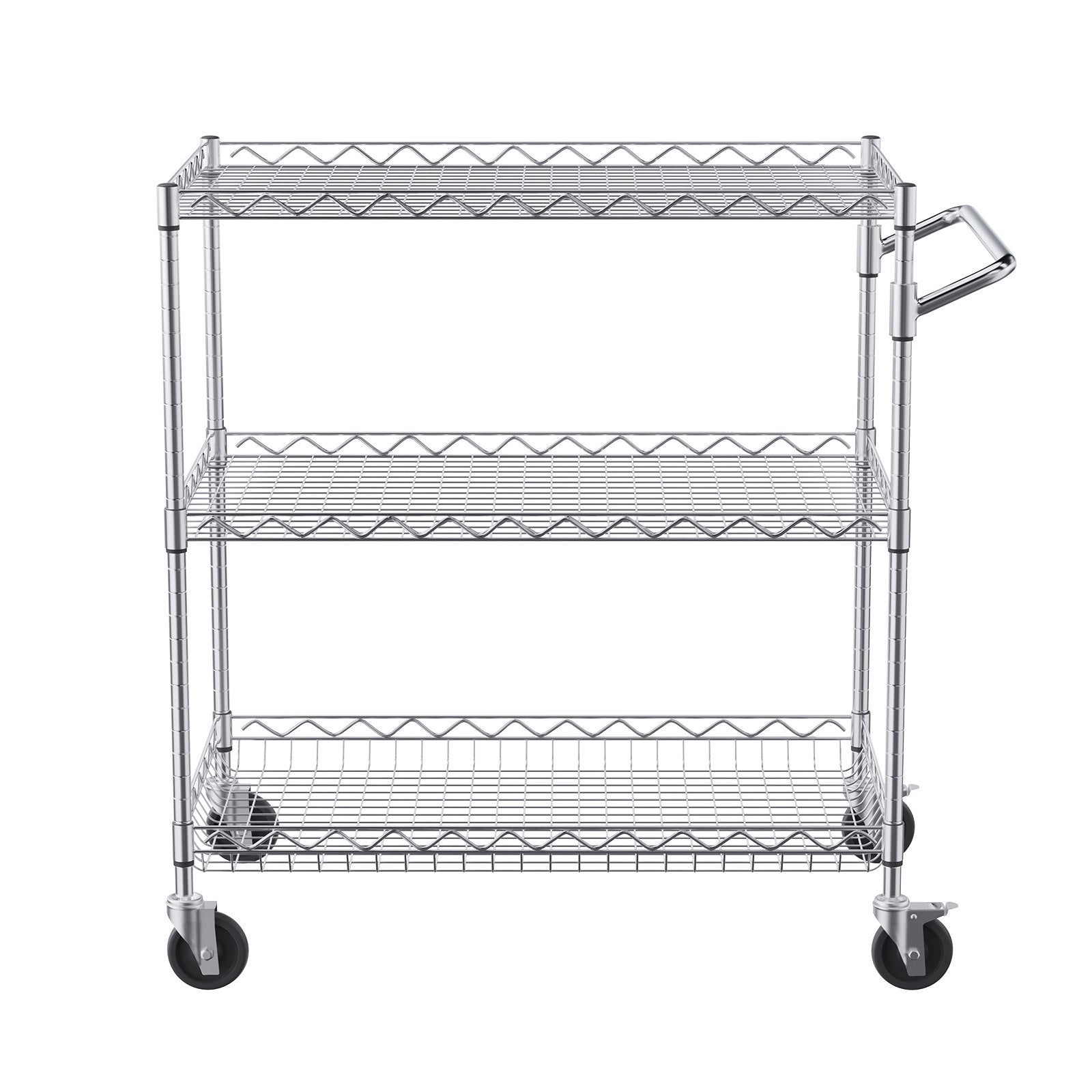 Virtuvinis vežimėlis VEVOR TR301832B3CW, 300 kg apkrova