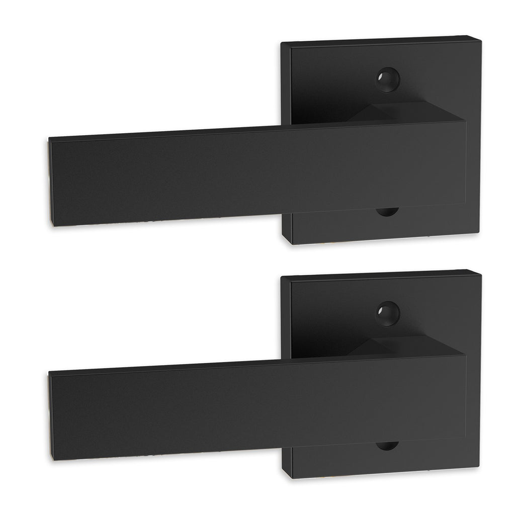 Dekoratyvinė durų rankena VEVOR D921-DL-BLK, 2 vnt.