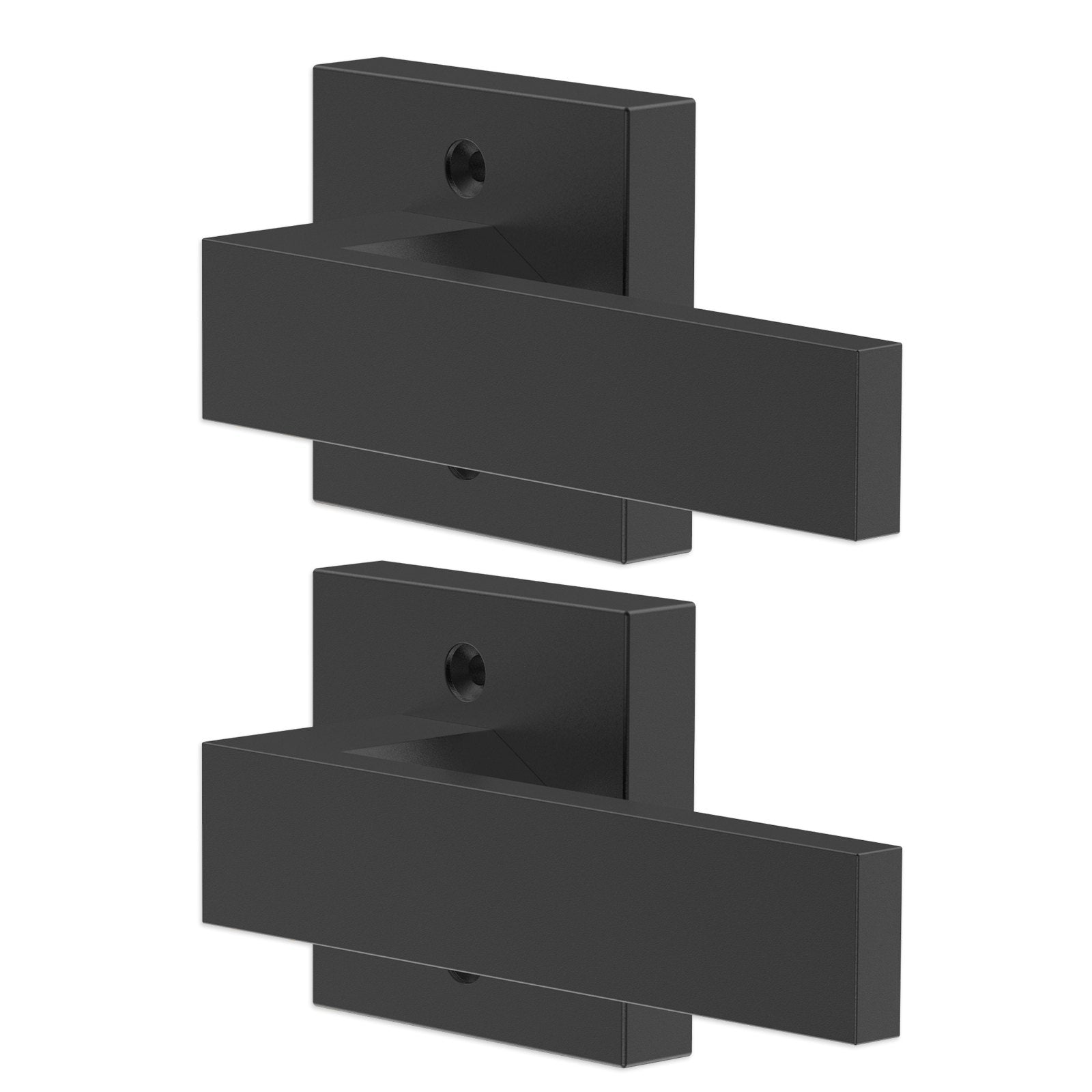 Dekoratyvinė durų rankena VEVOR D921-DL-BLK, 2 vnt.