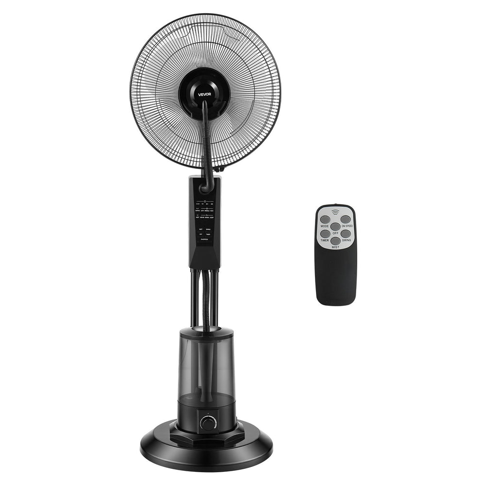 Drėkinantis pastatomas ventiliatorius VEVOR FP-1601S, 3 l talpa