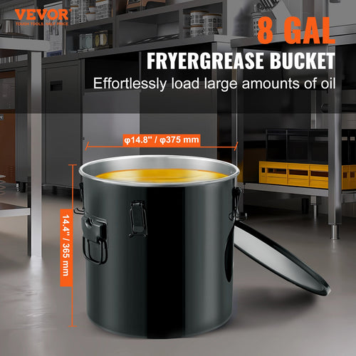 Aliejaus utilizavimo talpa VEVOR GLS-8GAL, 30 l