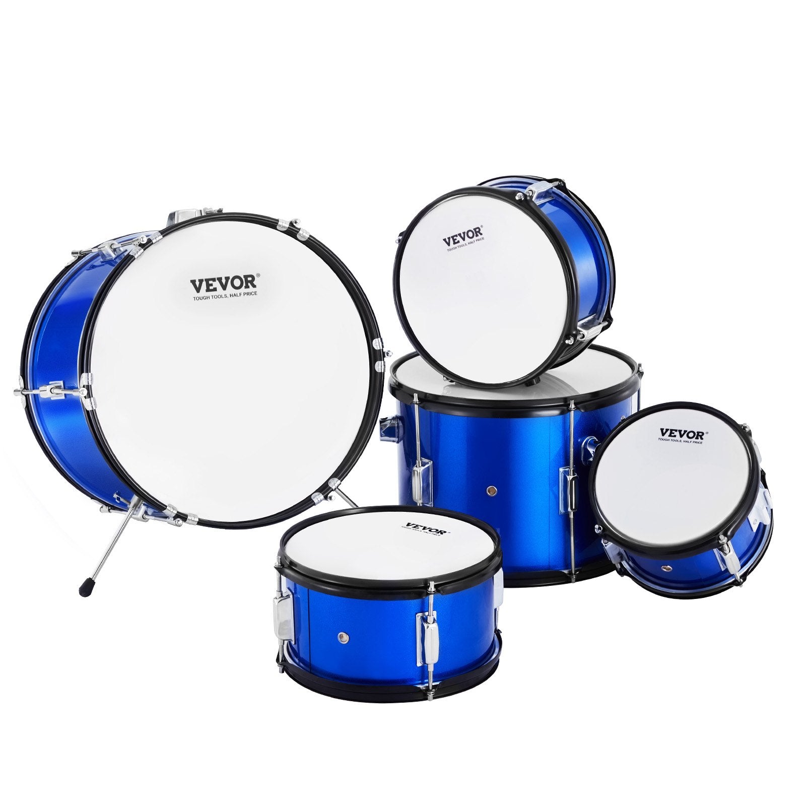 Vaikiškas būgnų komplektas VEVOR SH-002-BL, 16 colių