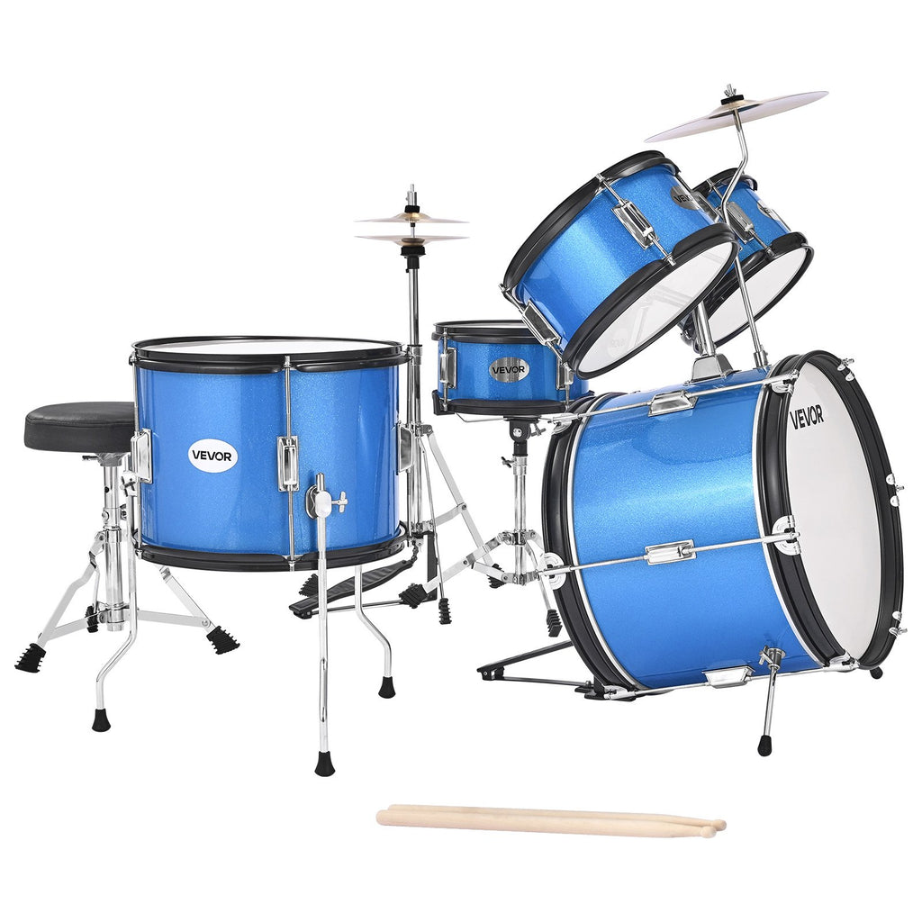 Vaikų būgnų komplektas VEVOR SH-002-BL-A, 5 dalių