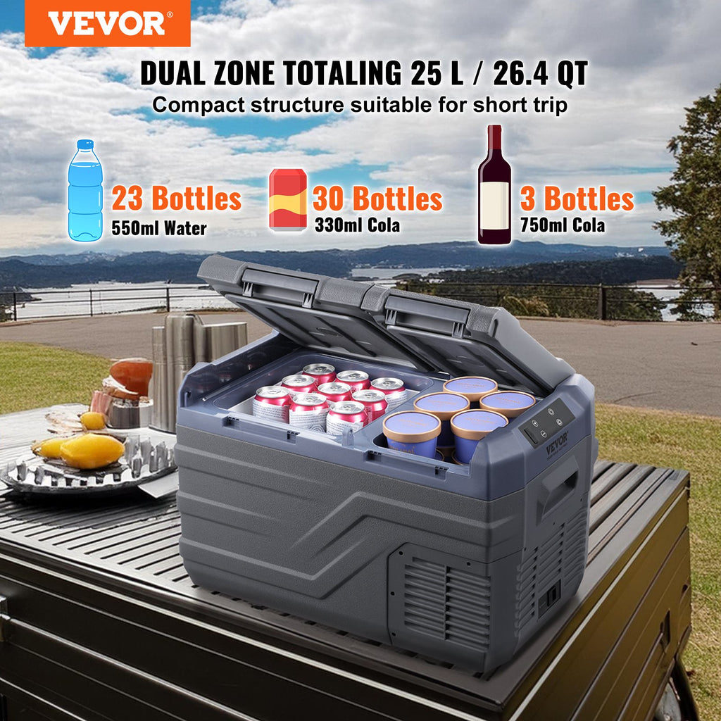 Automobilinis šaldytuvas VEVOR NLS35, 25 L