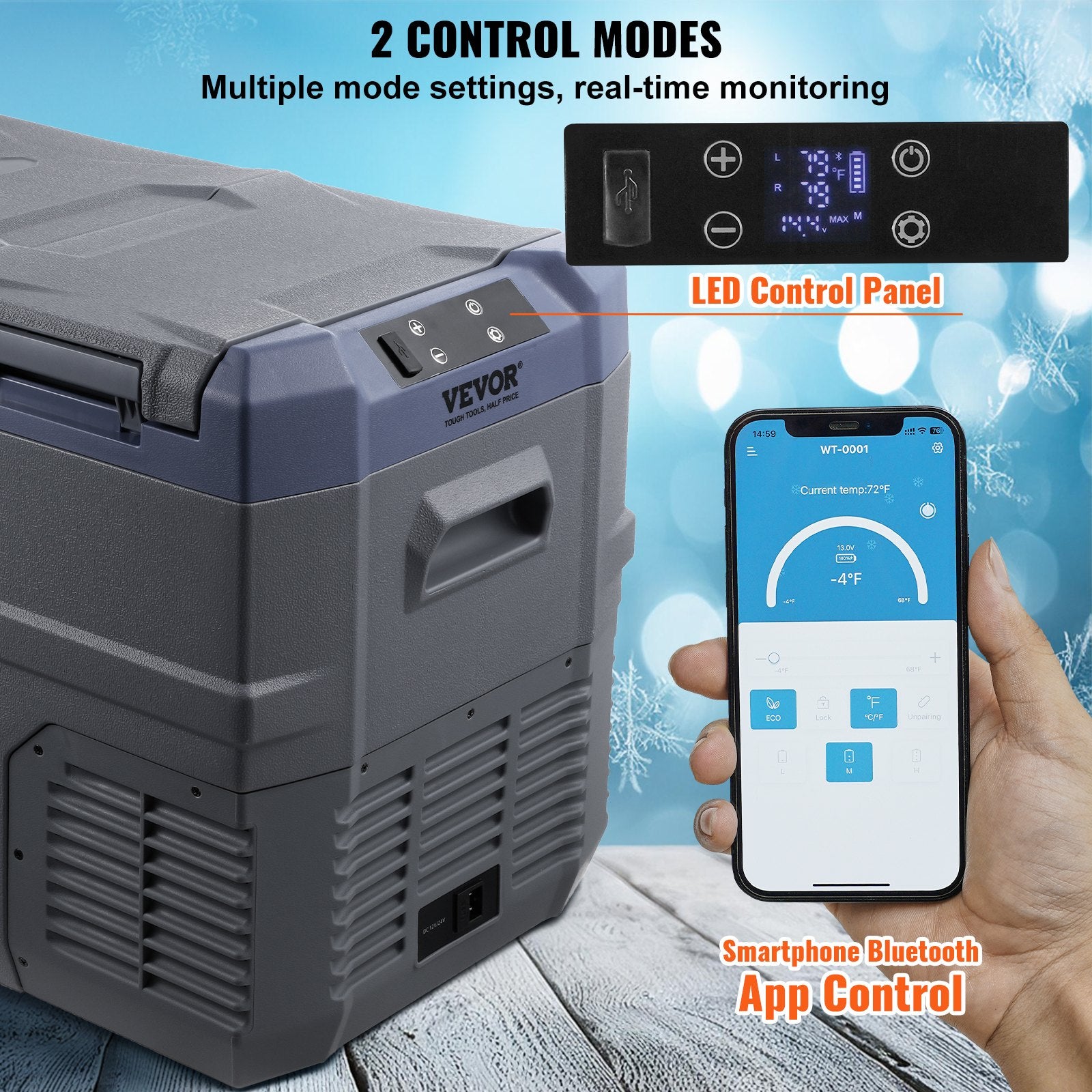 Automobilinis šaldytuvas VEVOR NLS45, 32 l