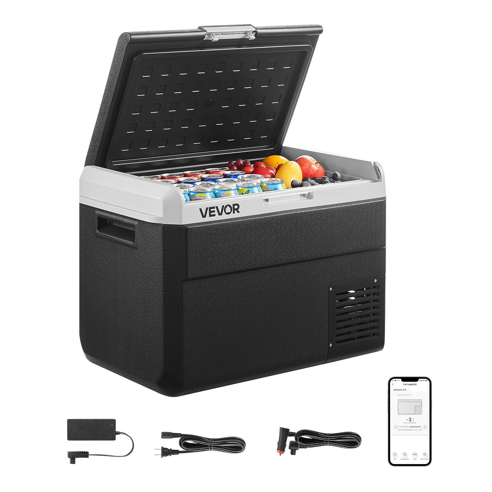 Automobilinis šaldytuvas VEVOR MCD50D1, 50 l