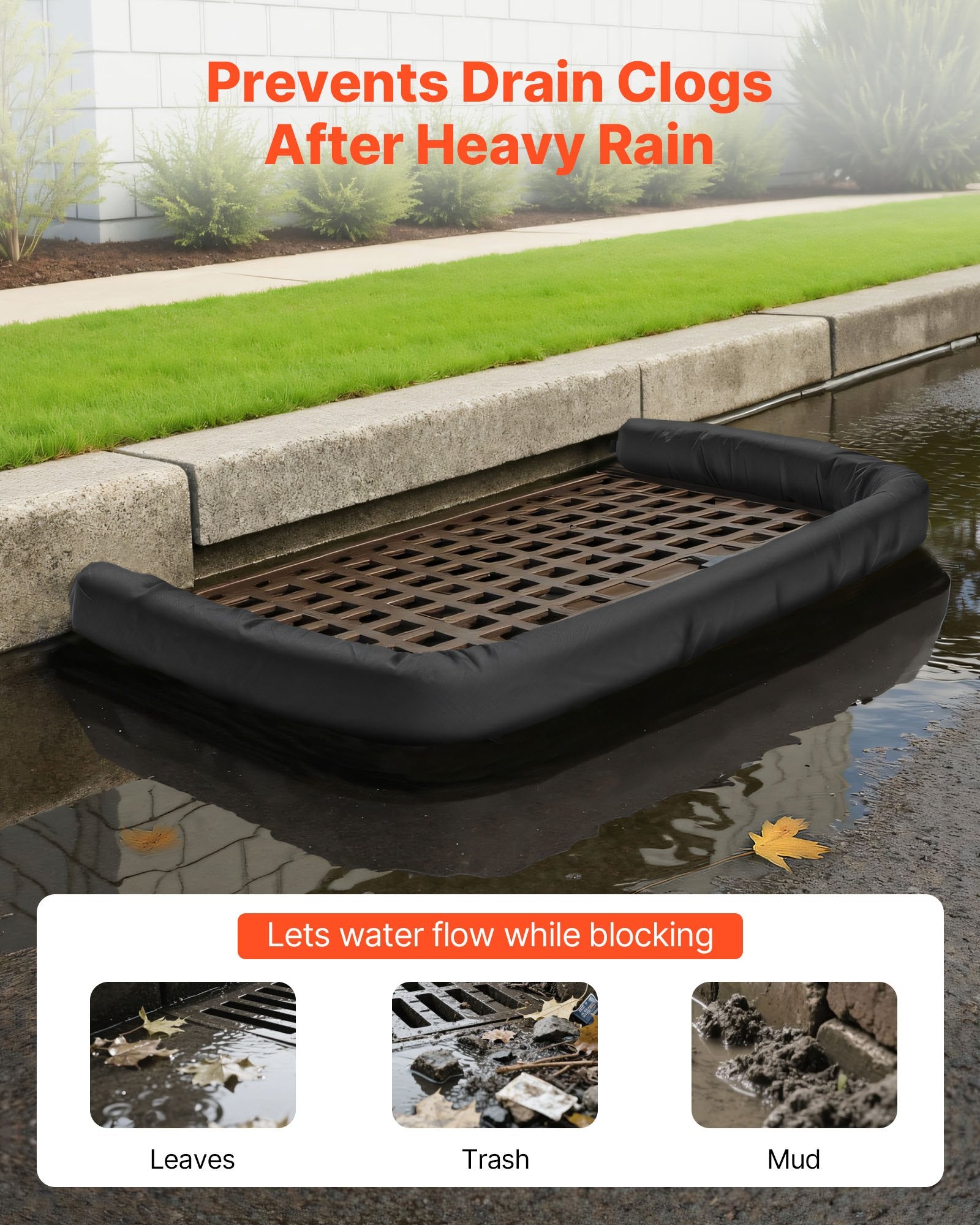 Nuosėdų filtravimo rankovė VEVOR WY-12130, 127 mm x 3048 mm