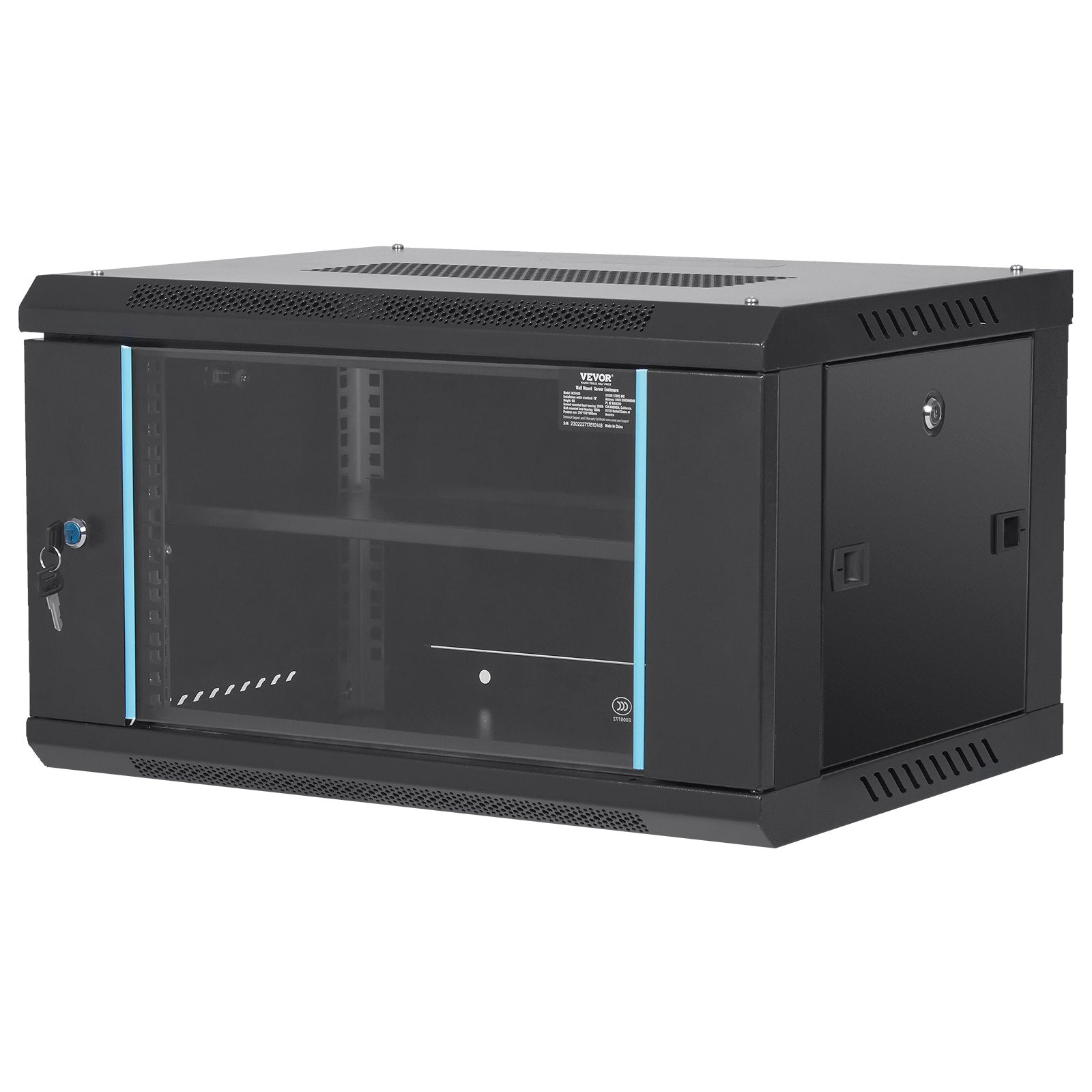 Sieninė serverio spinta VEVOR W26406, 6U