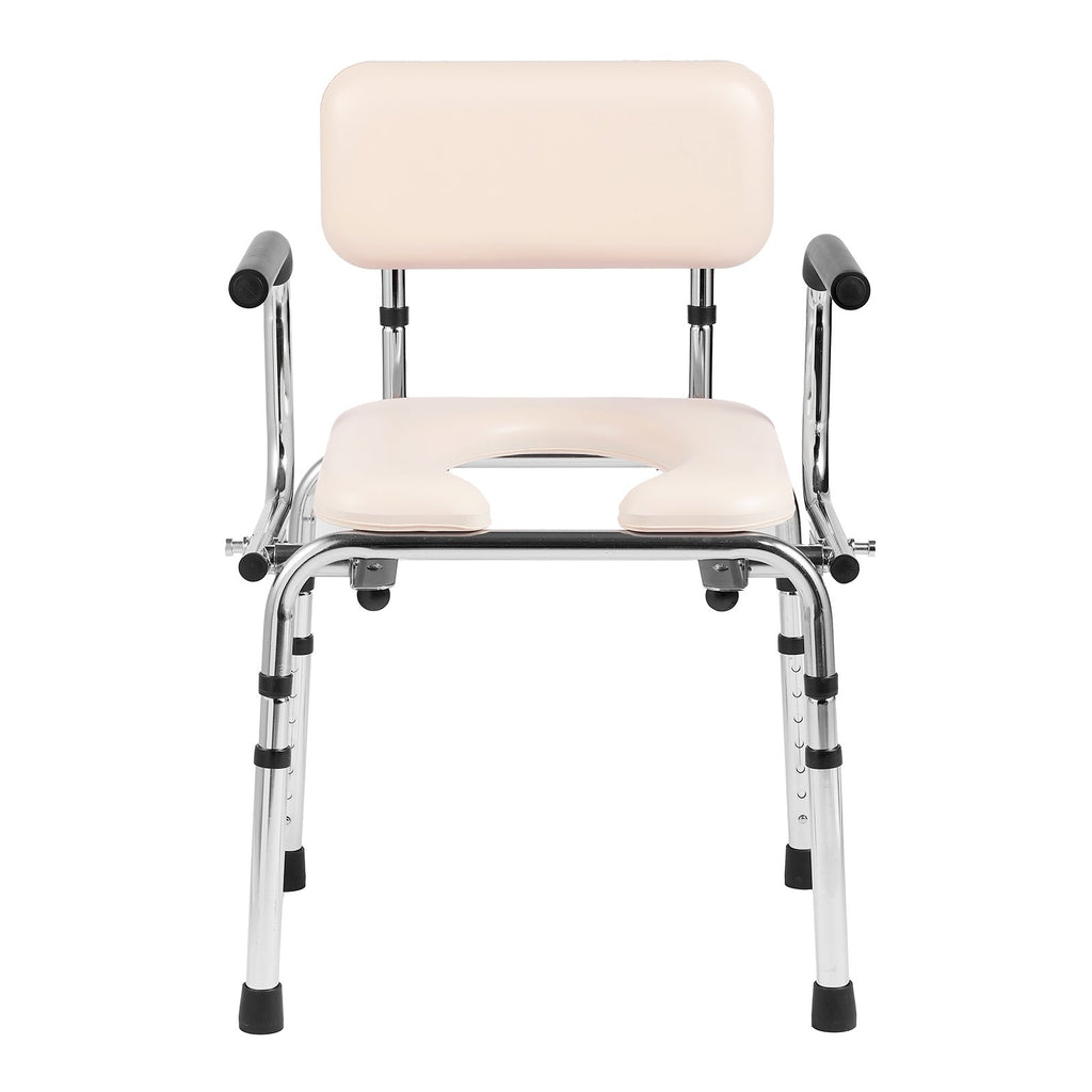 Neįgaliojo kėdė-tualetas VEVOR FBL760101, 158,8 kg apkrova