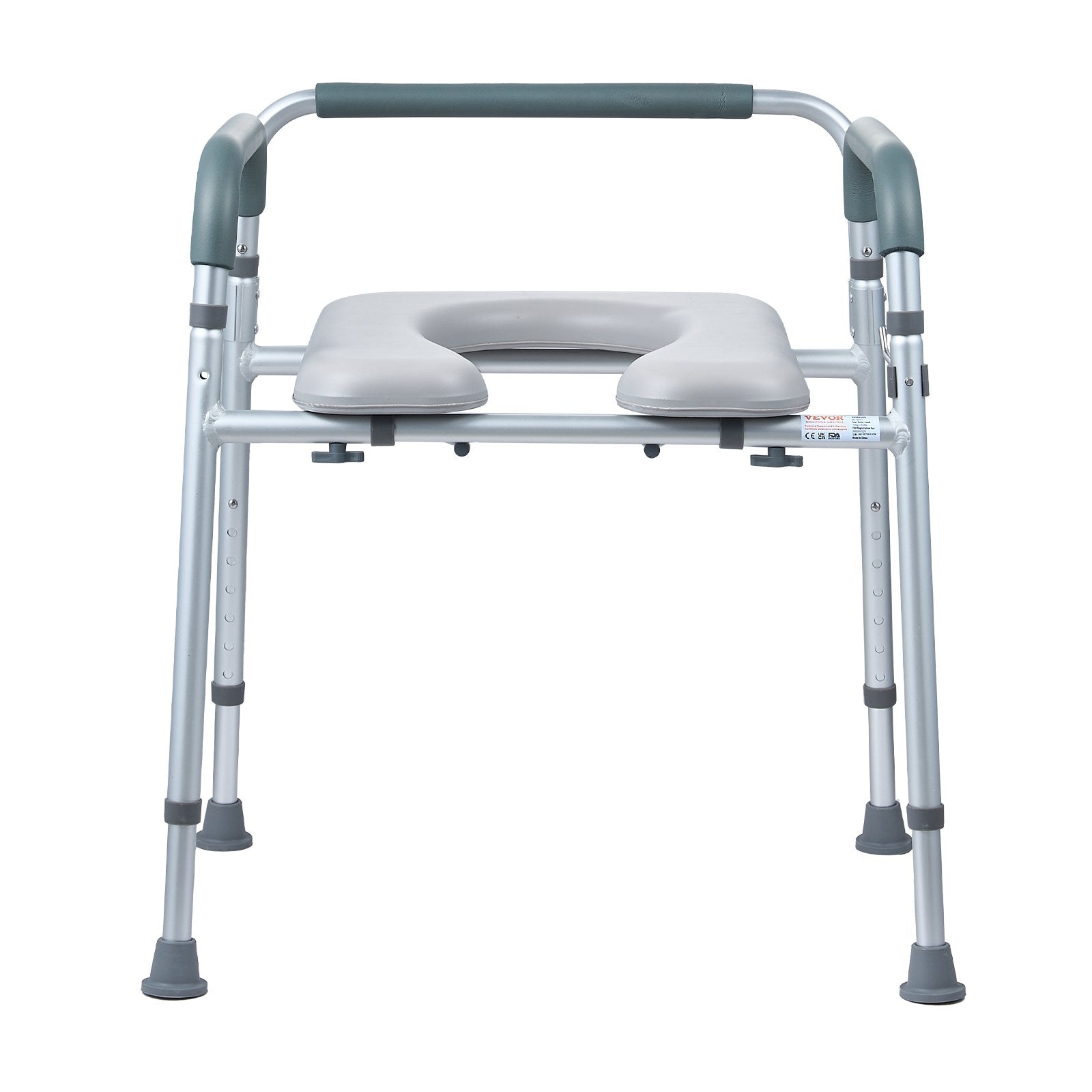 Neįgaliojo kėdė-tualetas VEVOR FBL730211, 158,8 kg apkrova