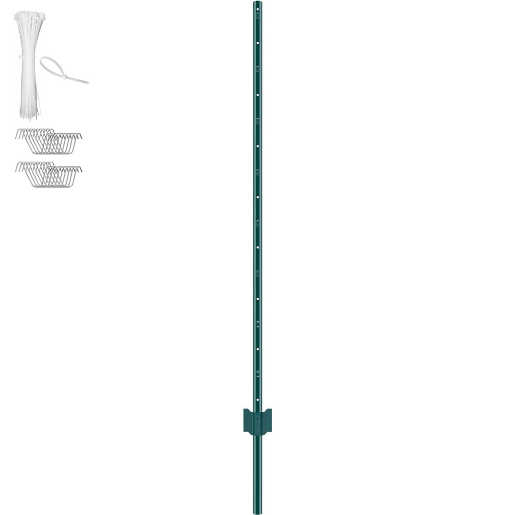 Tvoros stulpai VEVOR 10-5ft, 152,4 cm, 10 vnt.